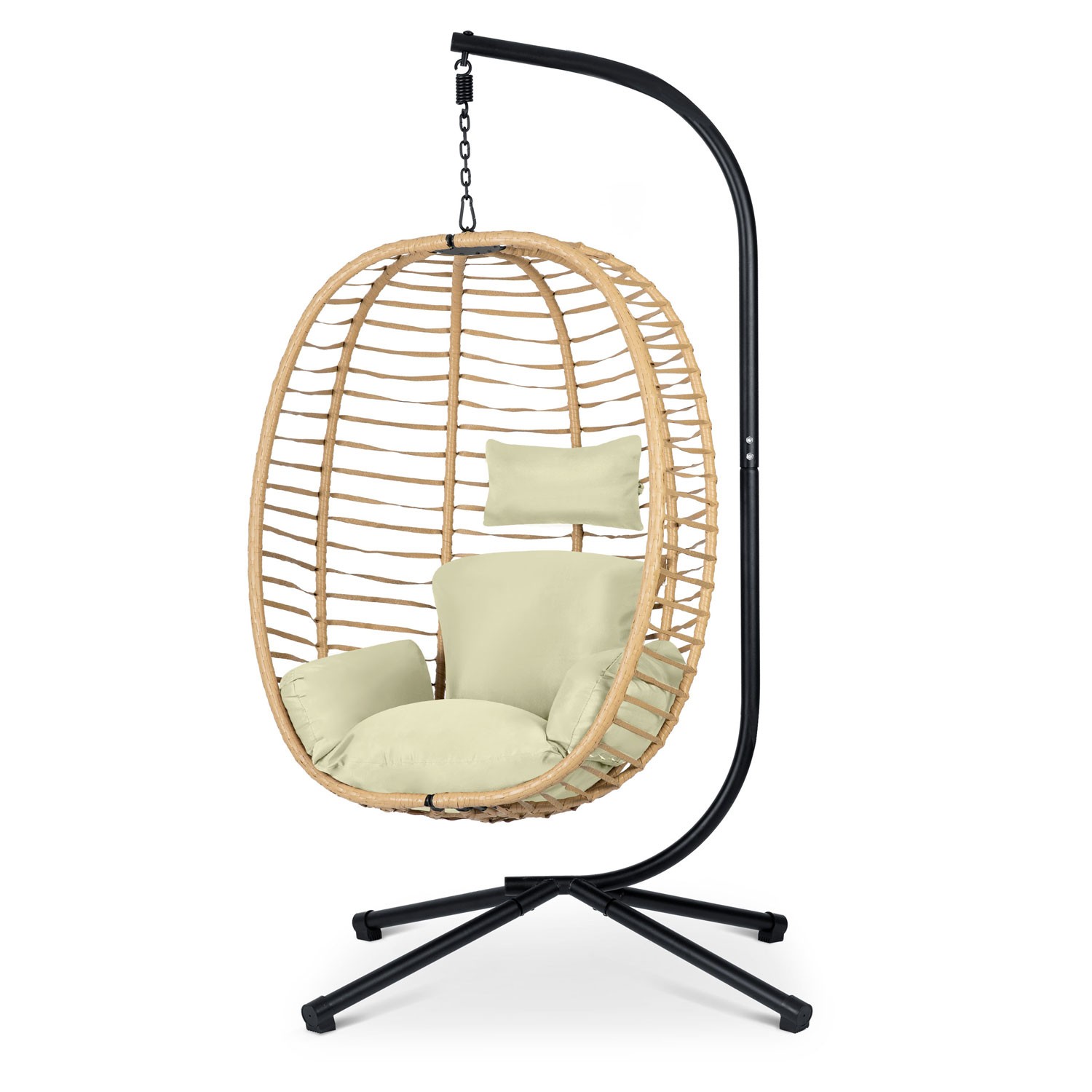 Toskana ripptool aias, must + beežid Sofotel padjad - Image 3