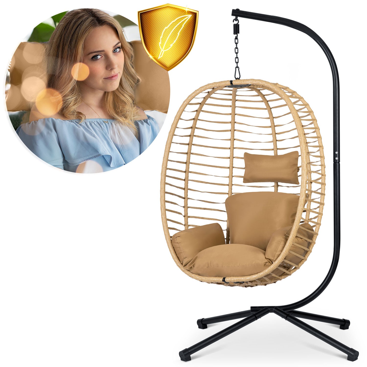 Toskana ripptool must + pruunid Sofotel padjad - Image 12