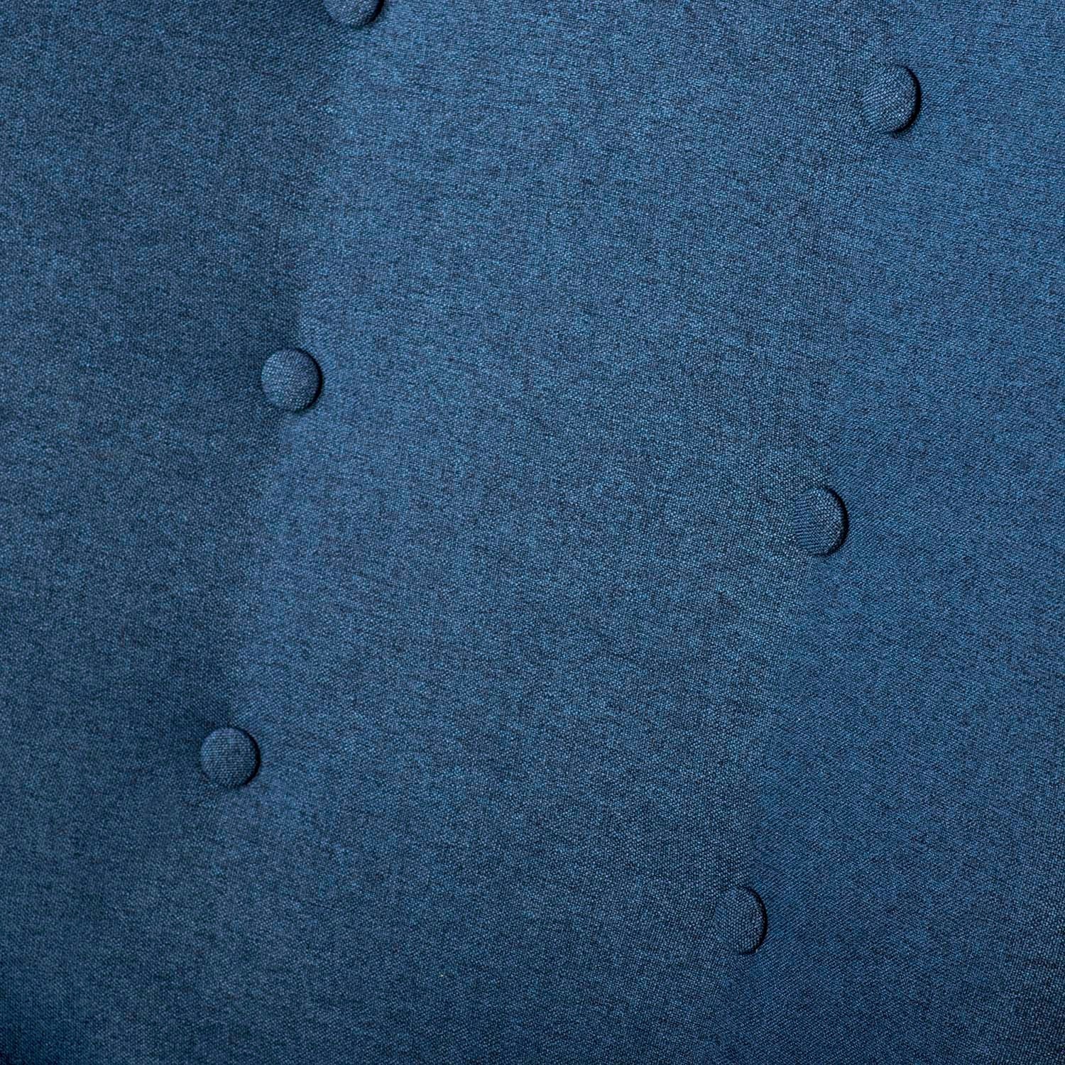 Põhjamaine sinine tiibadega seljatoega tugitool jalapingiga - Image 2