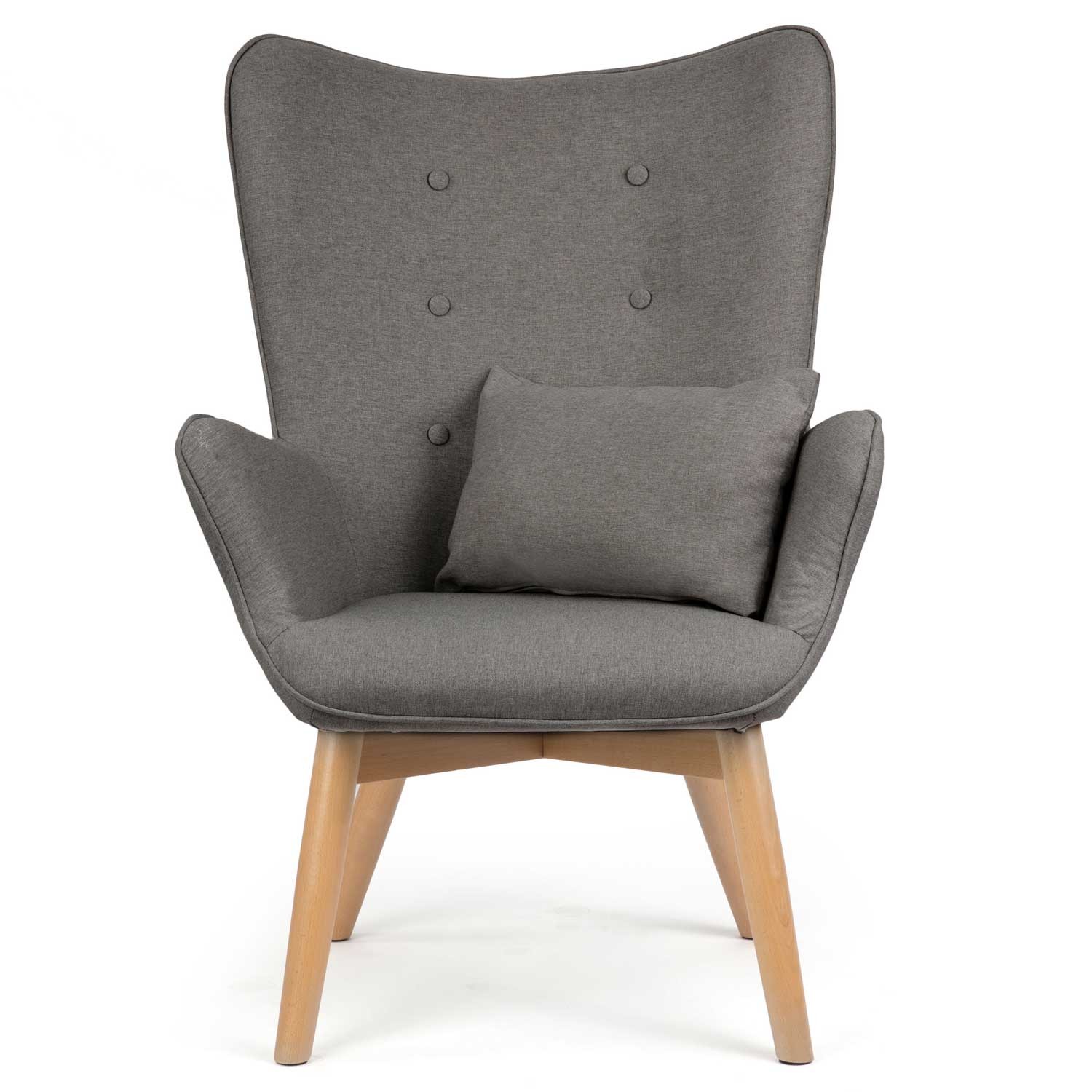 Sofotel Norse tiibadega tugitool jalapingiga, hall - Image 2