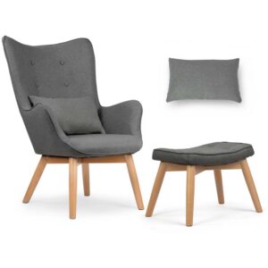 Sofotel Norse tiibadega tugitool jalapingiga, hall