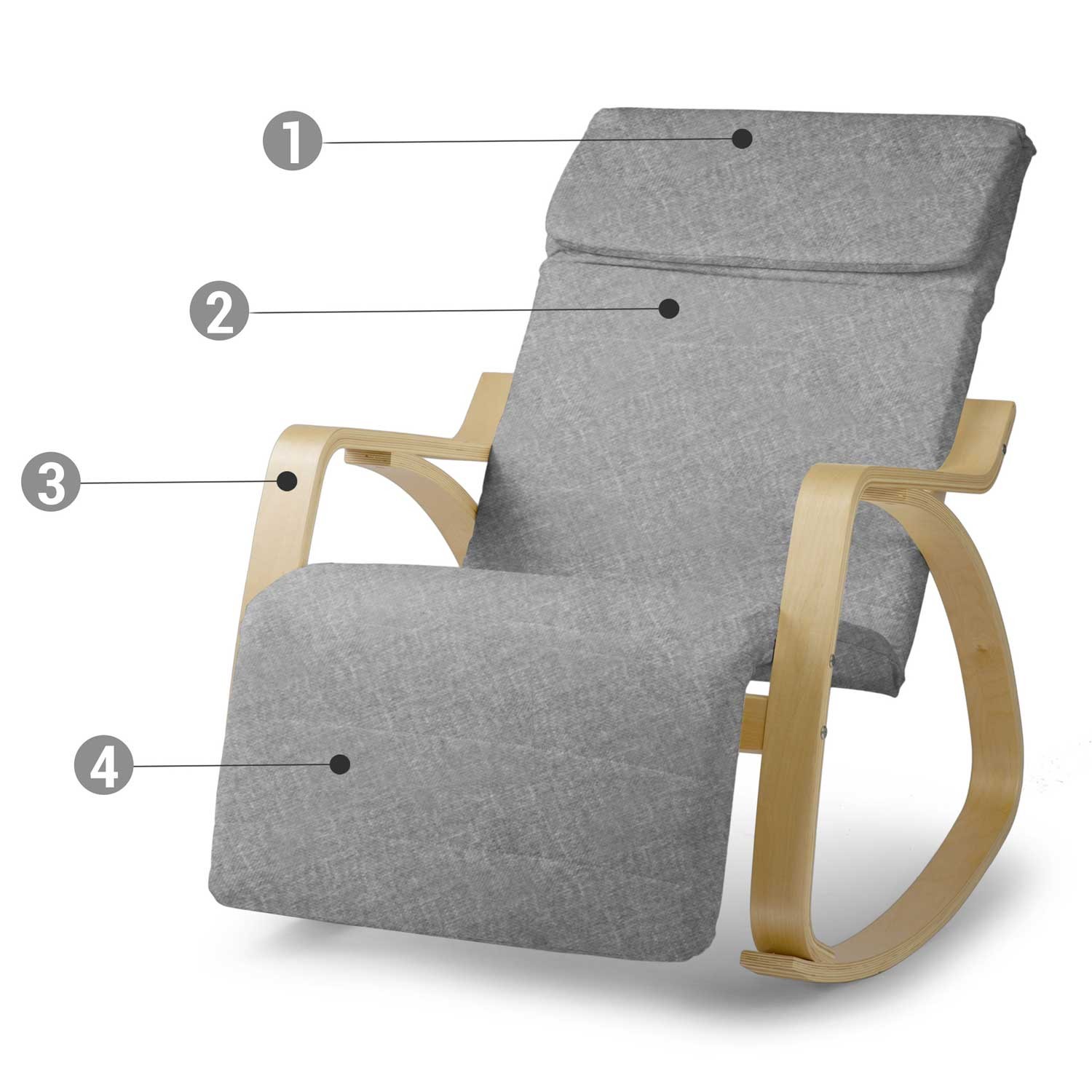 Suzi kiiktool - helehall - Image 7