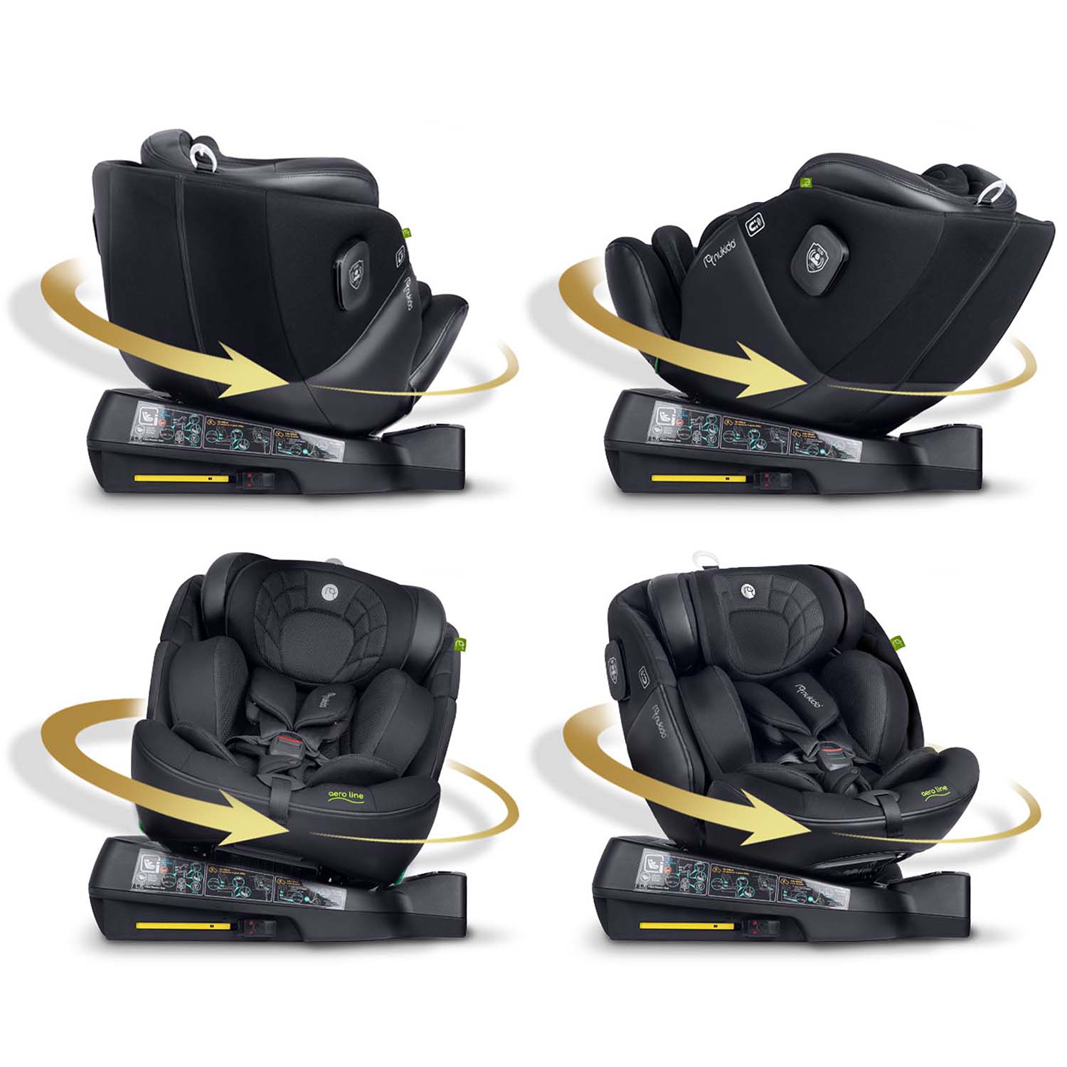 Nukido Aero Line must turvatool 0-36 kg ISOFIX-iga - Image 4