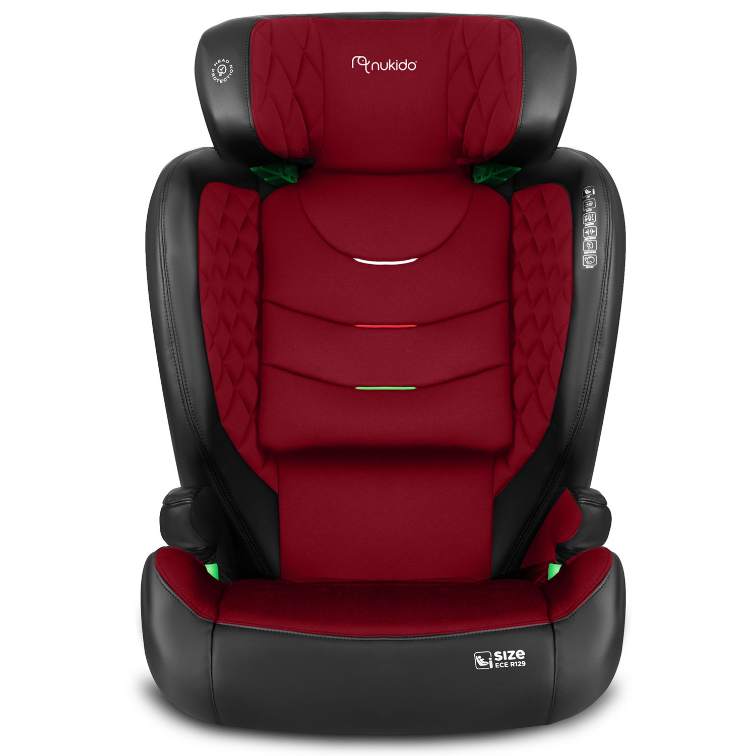 Nukido Louis turvatool must ja punane 15-36 kg ISOFIX - Image 2