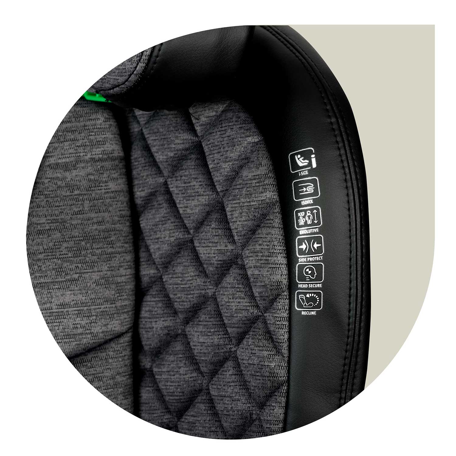 Nukido Louis turvatool must/hall 15-36 kg ISOFIX-iga - Image 7