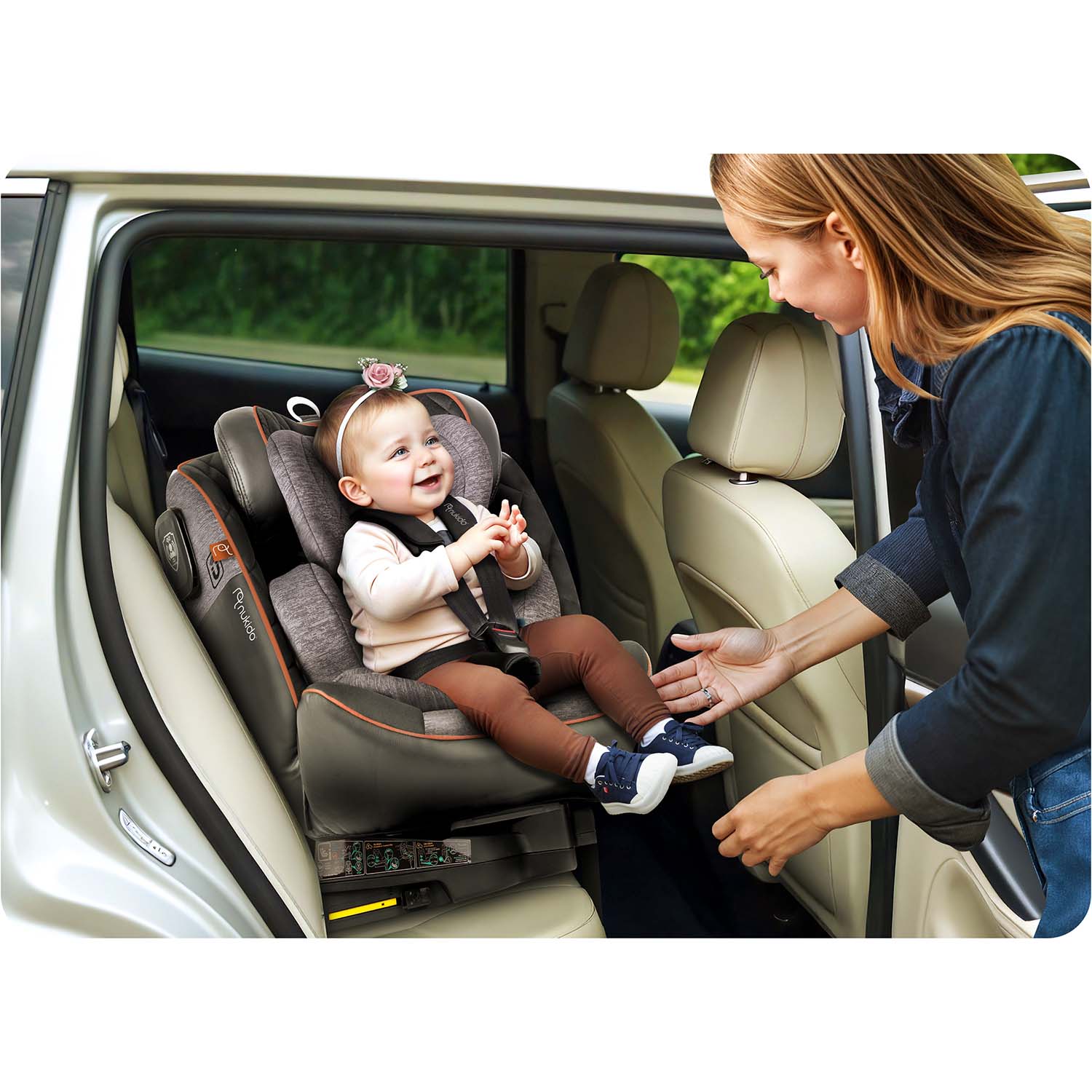 Nukido Prestige Line must ja hall turvatool 0-36 kg ISOFIX-iga - Image 3