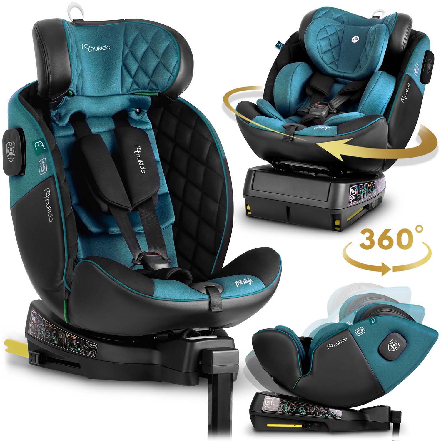Nukido Prestige Line turvatool must ja sinine 0-36 kg ISOFIX - Image 16