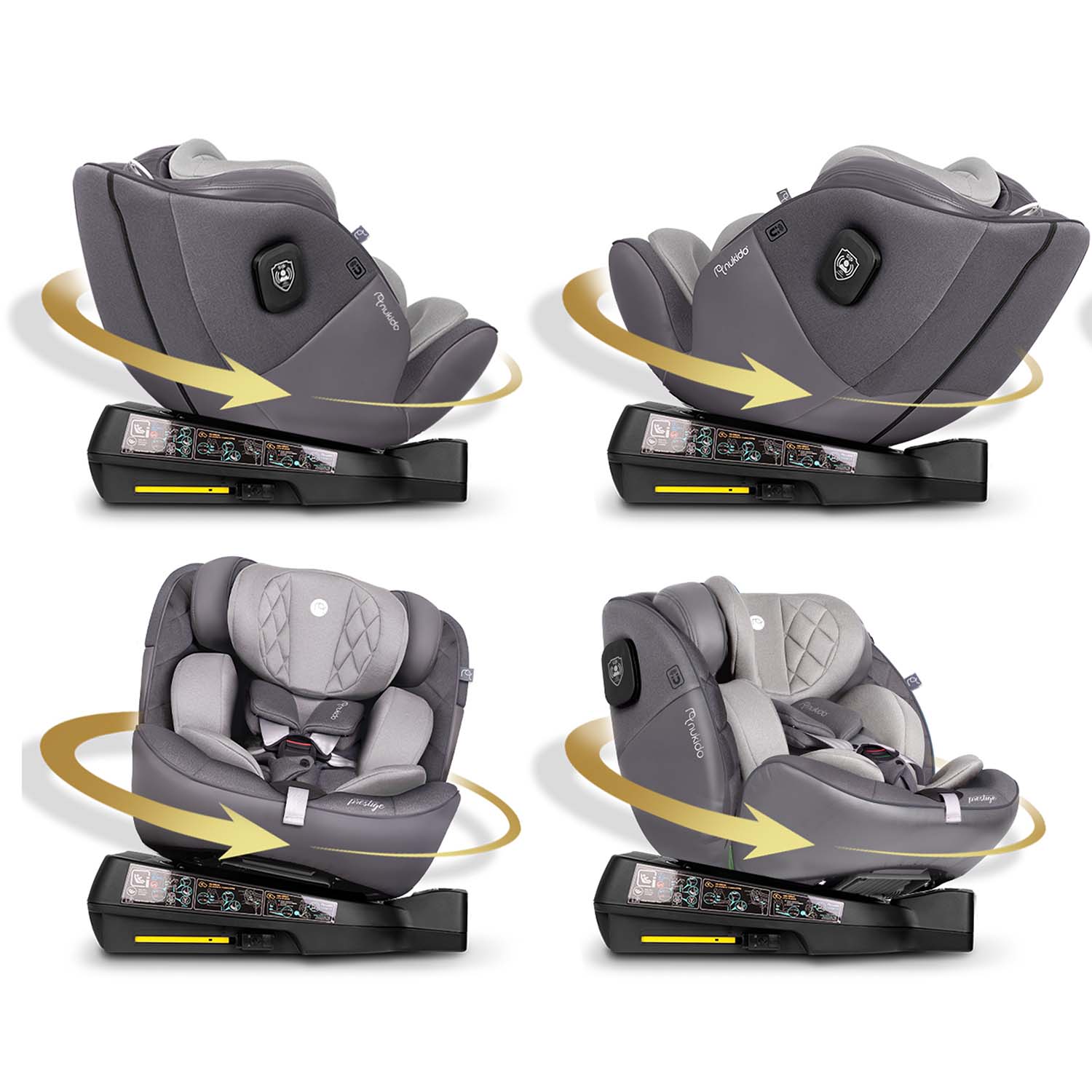 Nukido Prestige Line turvatool hall 0-36 kg ISOFIX - Image 6