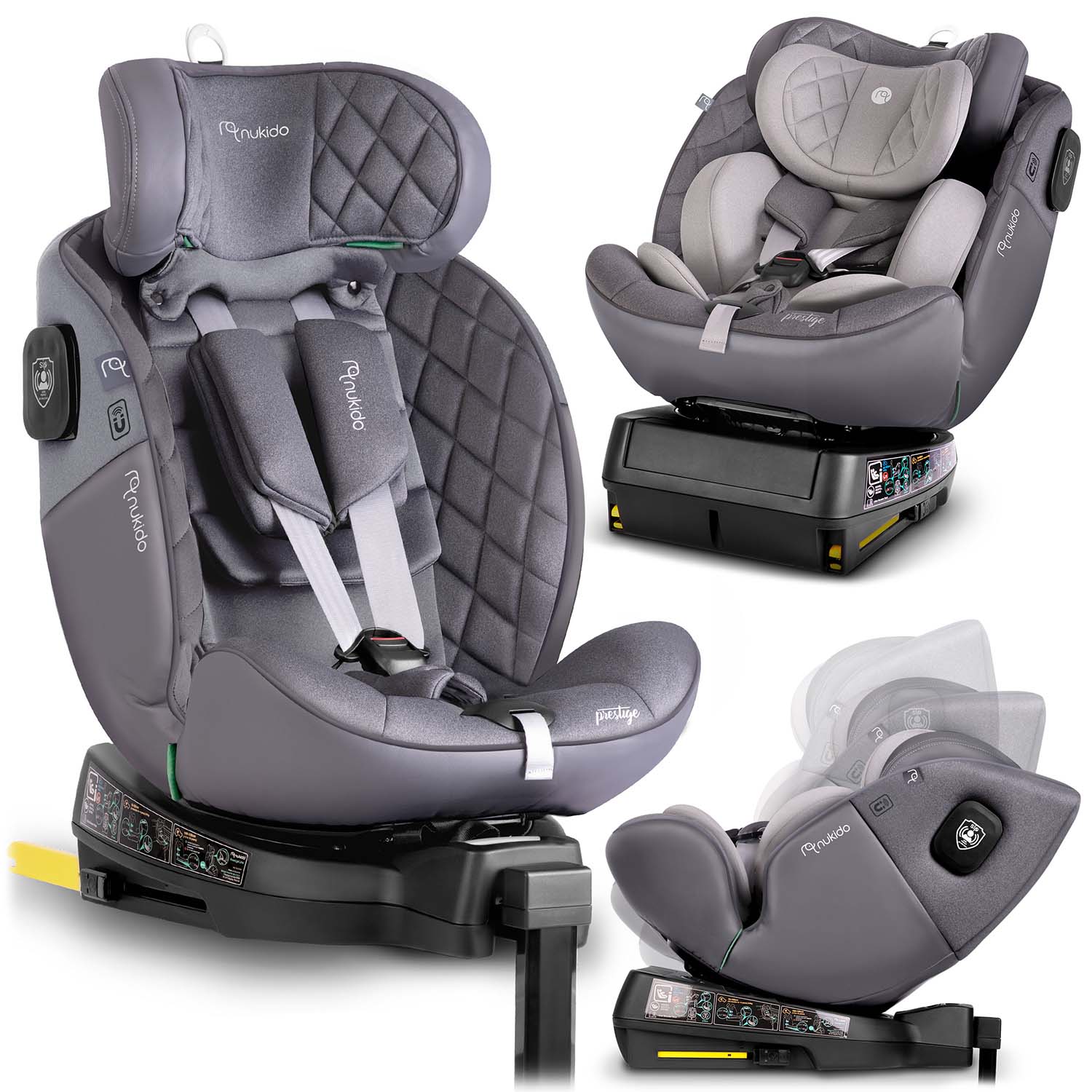 Nukido Prestige Line turvatool hall 0-36 kg ISOFIX