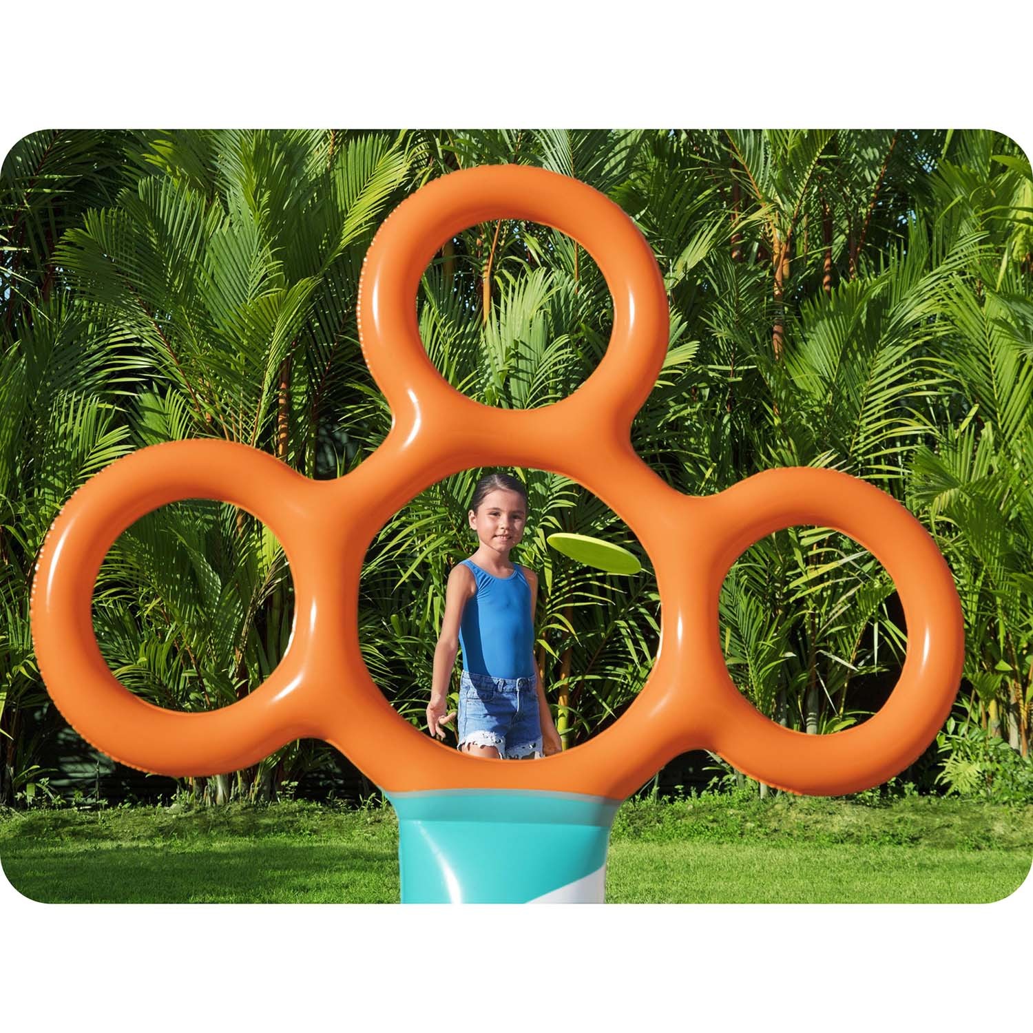 Lastele mõeldud frisbee-alus rõngastega Bestawy - Image 3