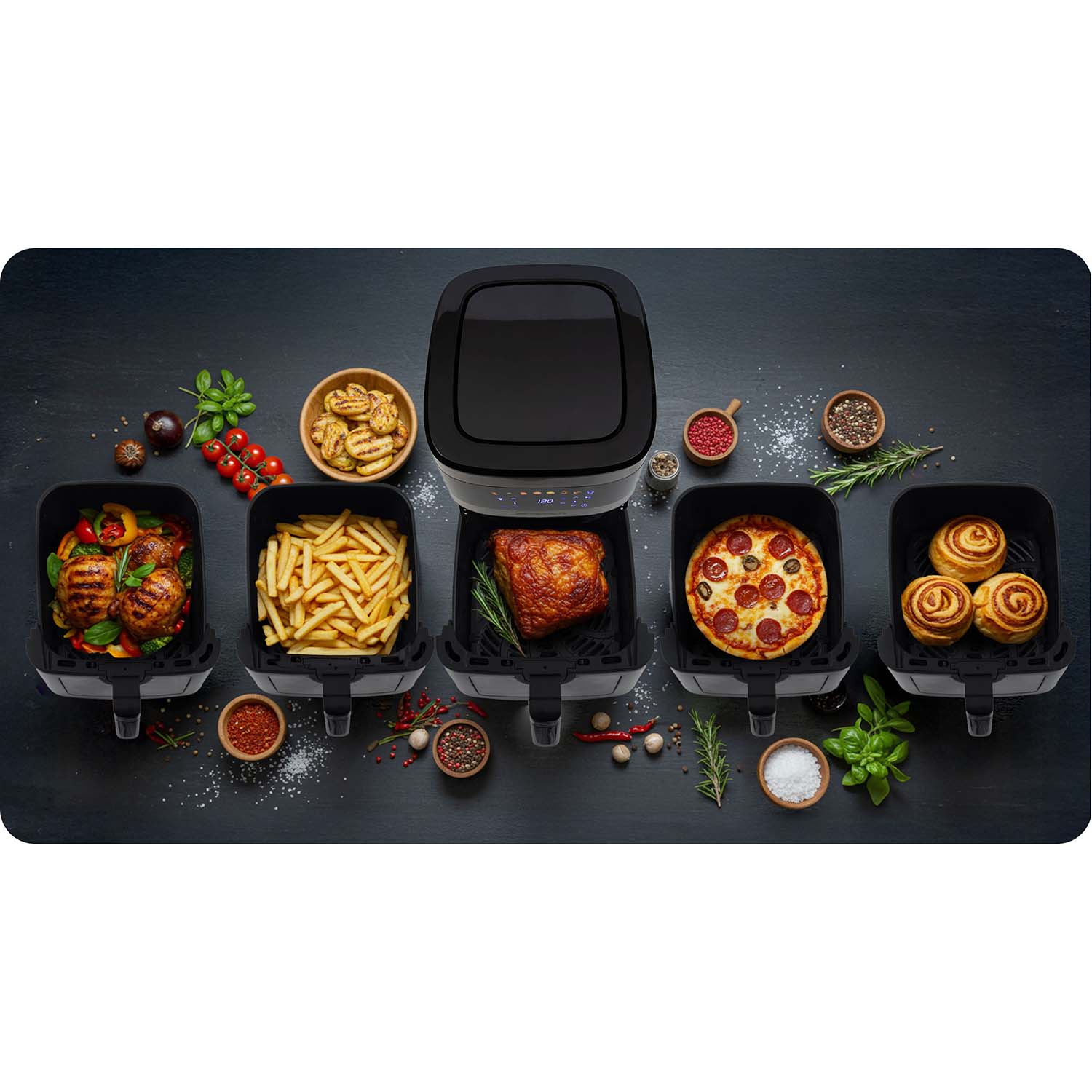 Rasvavaba õhufritüür Õhufritüür Berdsen BD-656 hõbedane - Image 7