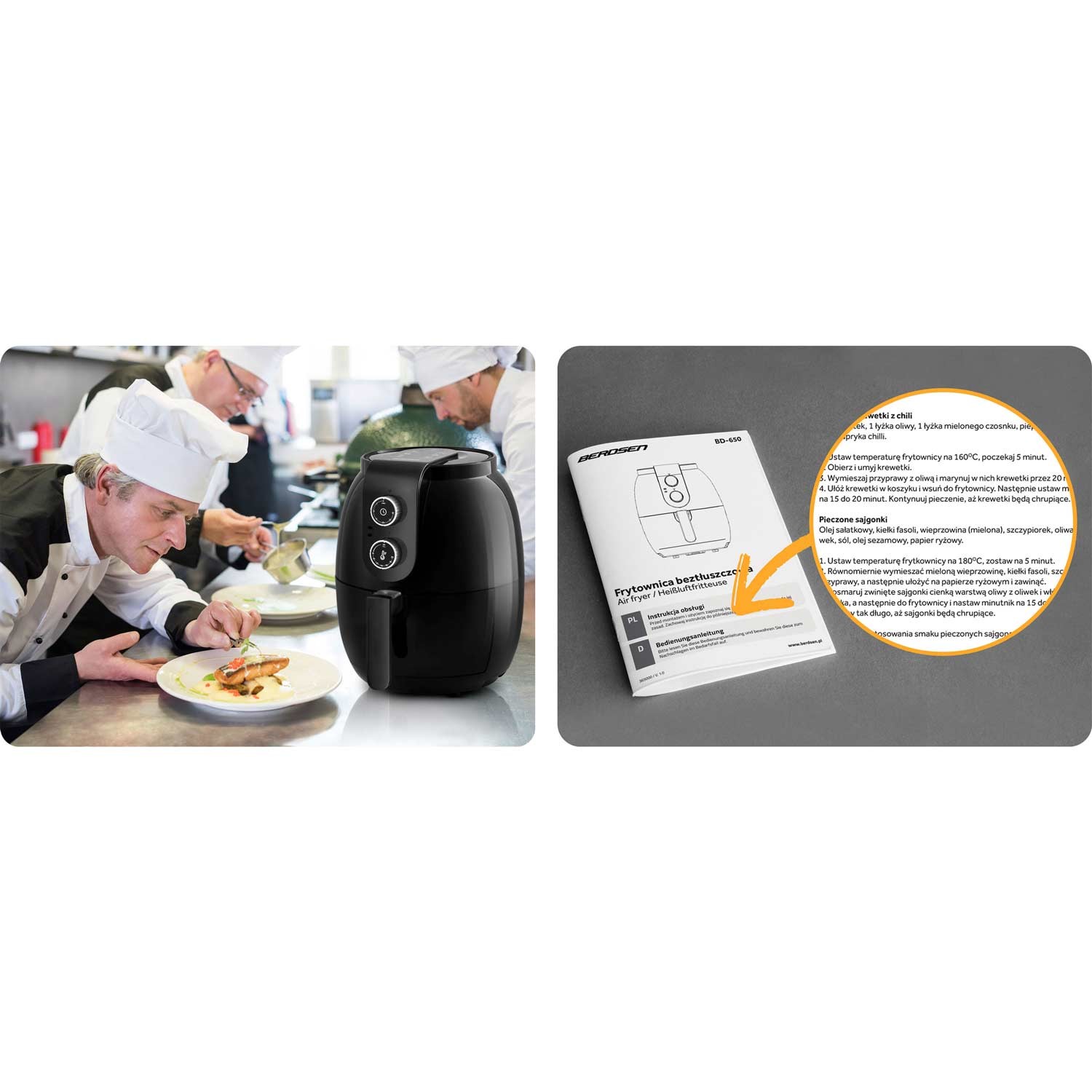 Õlivaba õhufritüür Õhufritüür BD-650 - Image 16