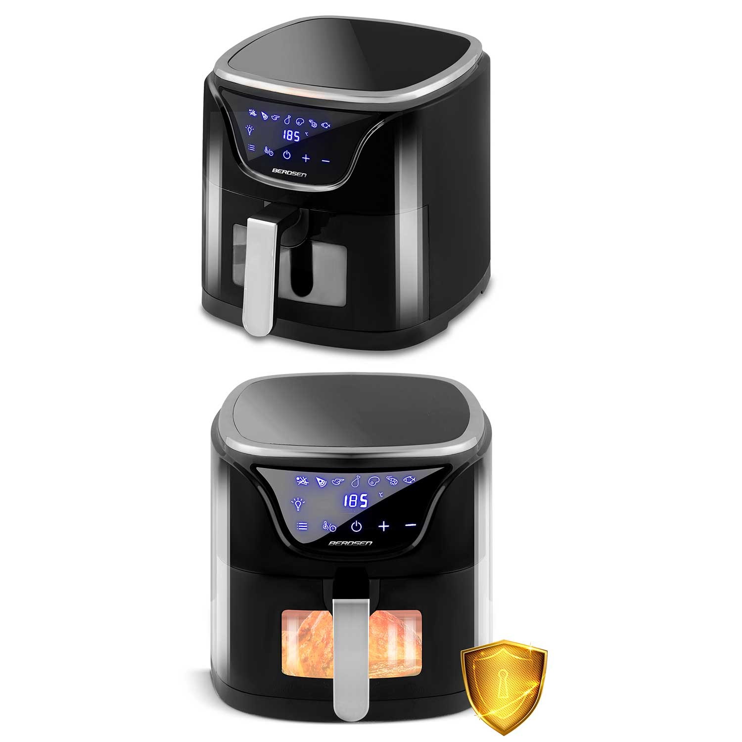 Õlivaba õhufritüür Õhufritüür BD-652 must ja hõbedane - Image 4