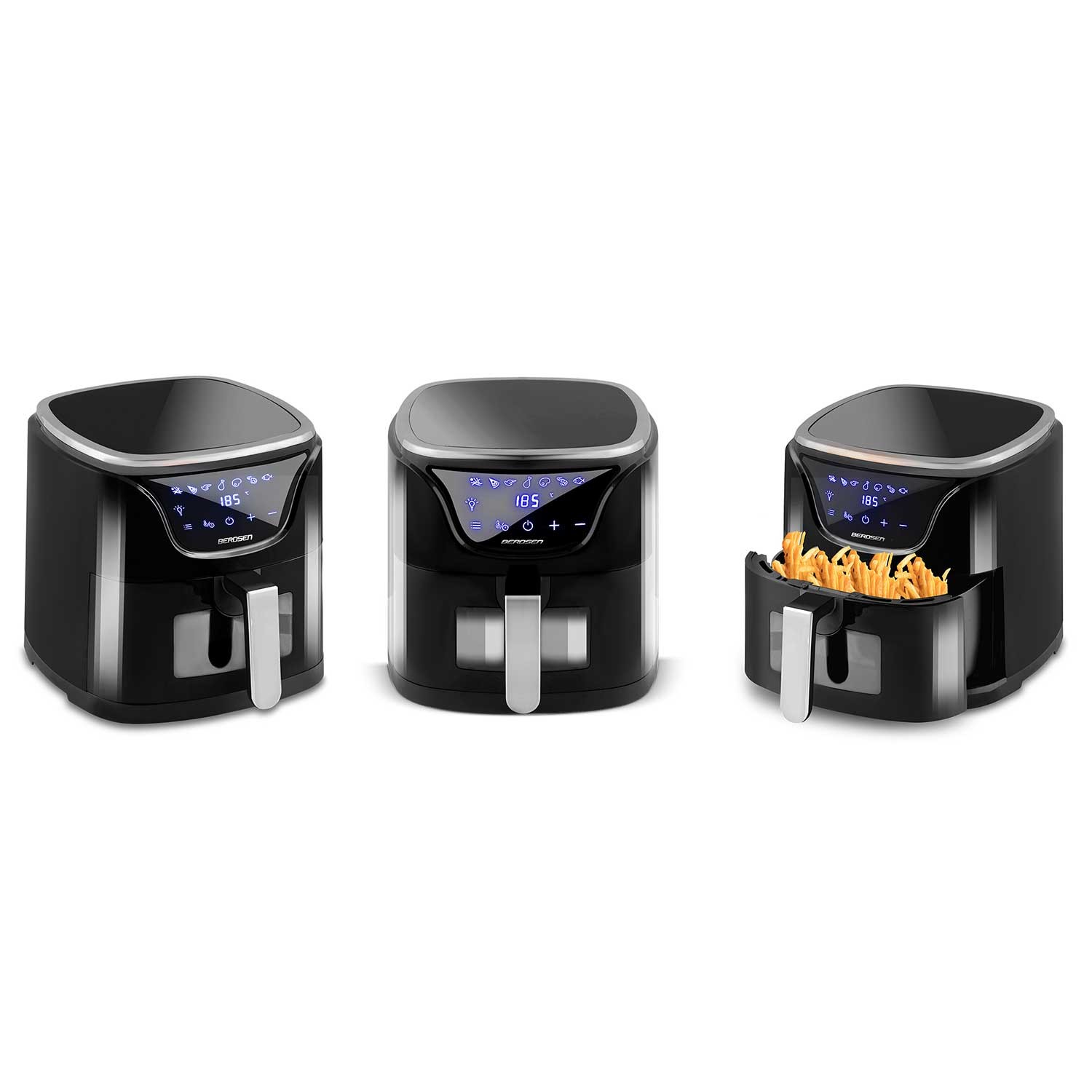 Õlivaba õhufritüür Õhufritüür BD-652 must ja hõbedane - Image 6