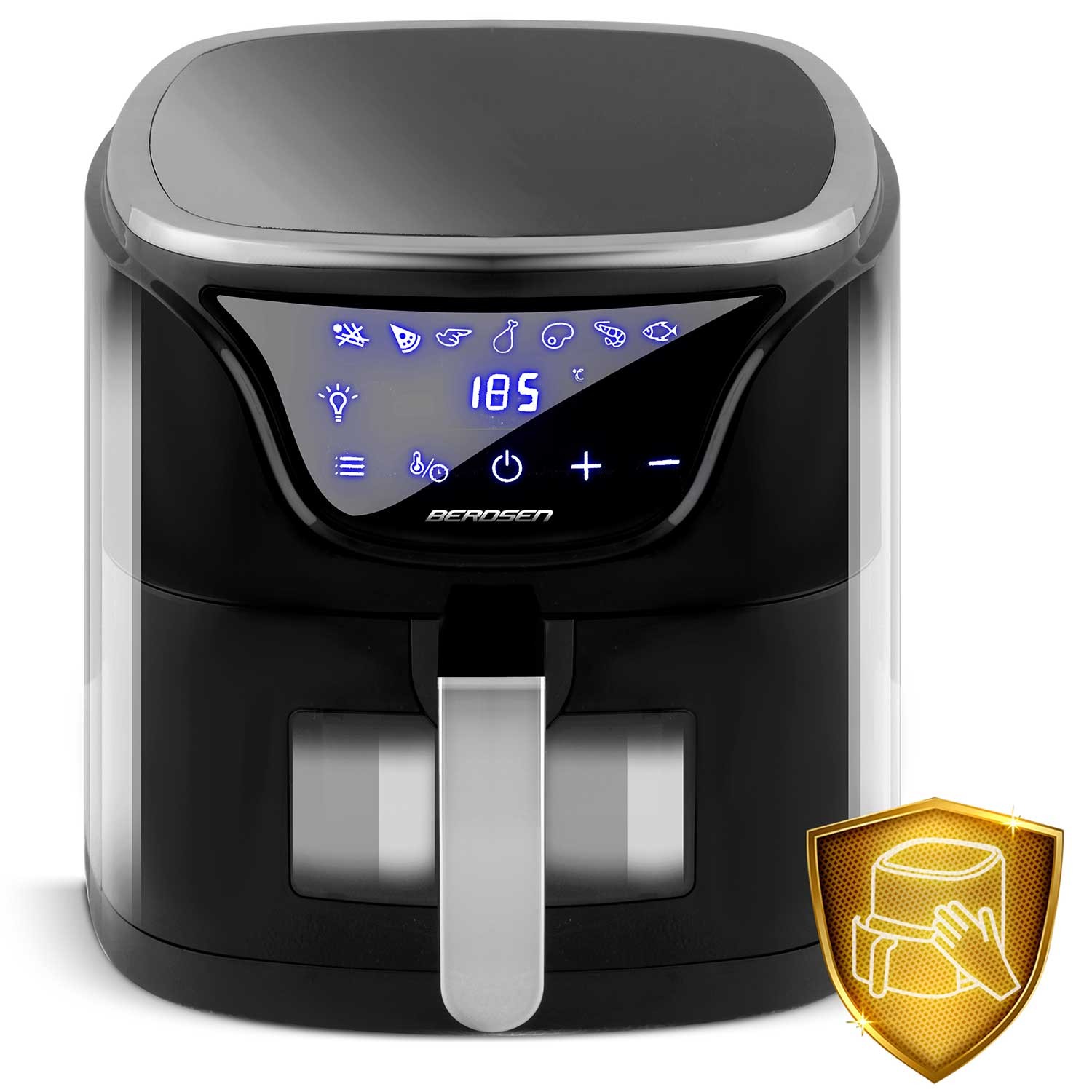 Õlivaba õhufritüür Õhufritüür BD-652 must ja hõbedane - Image 11