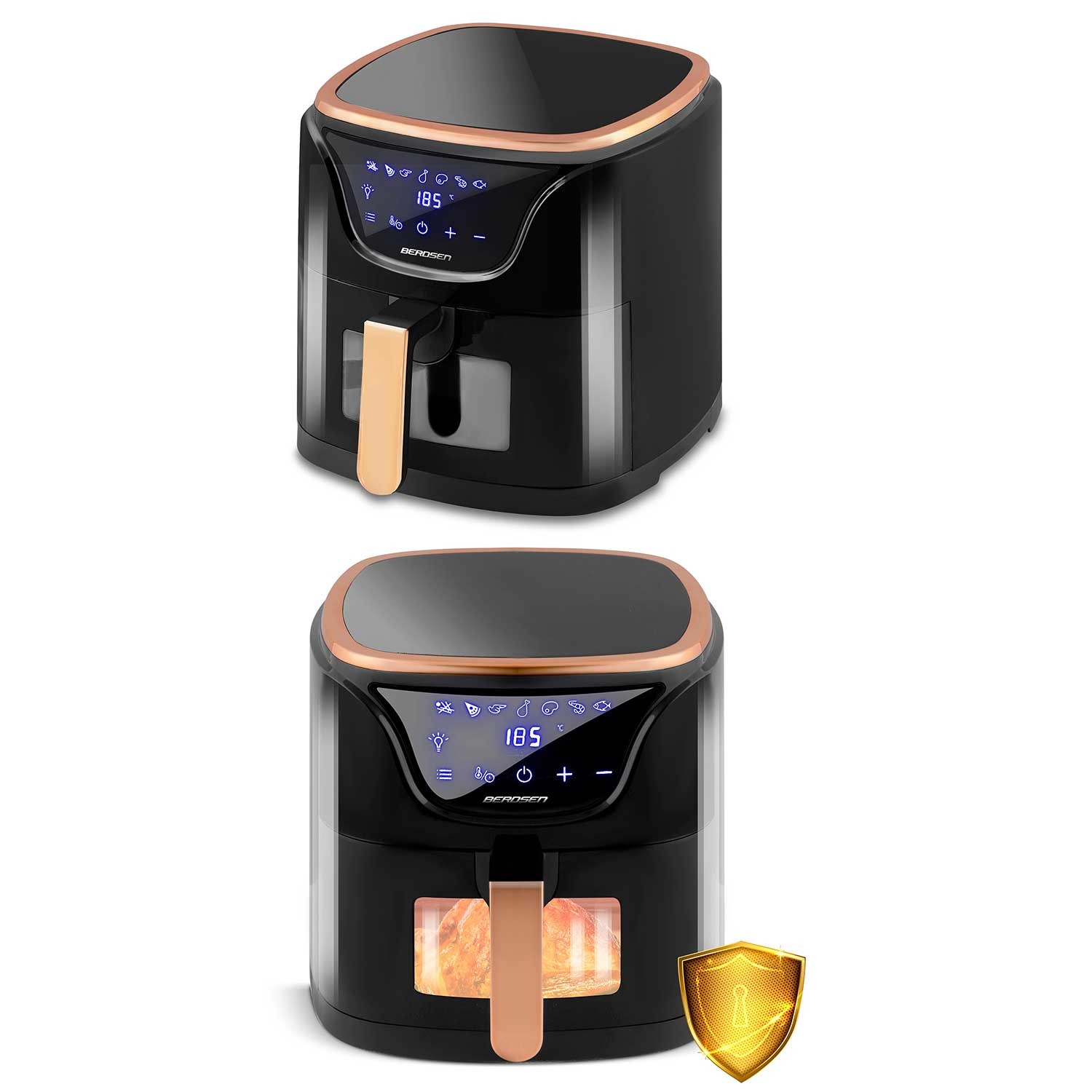 Õhufritüür BD-652 must ja kuldne - Image 4