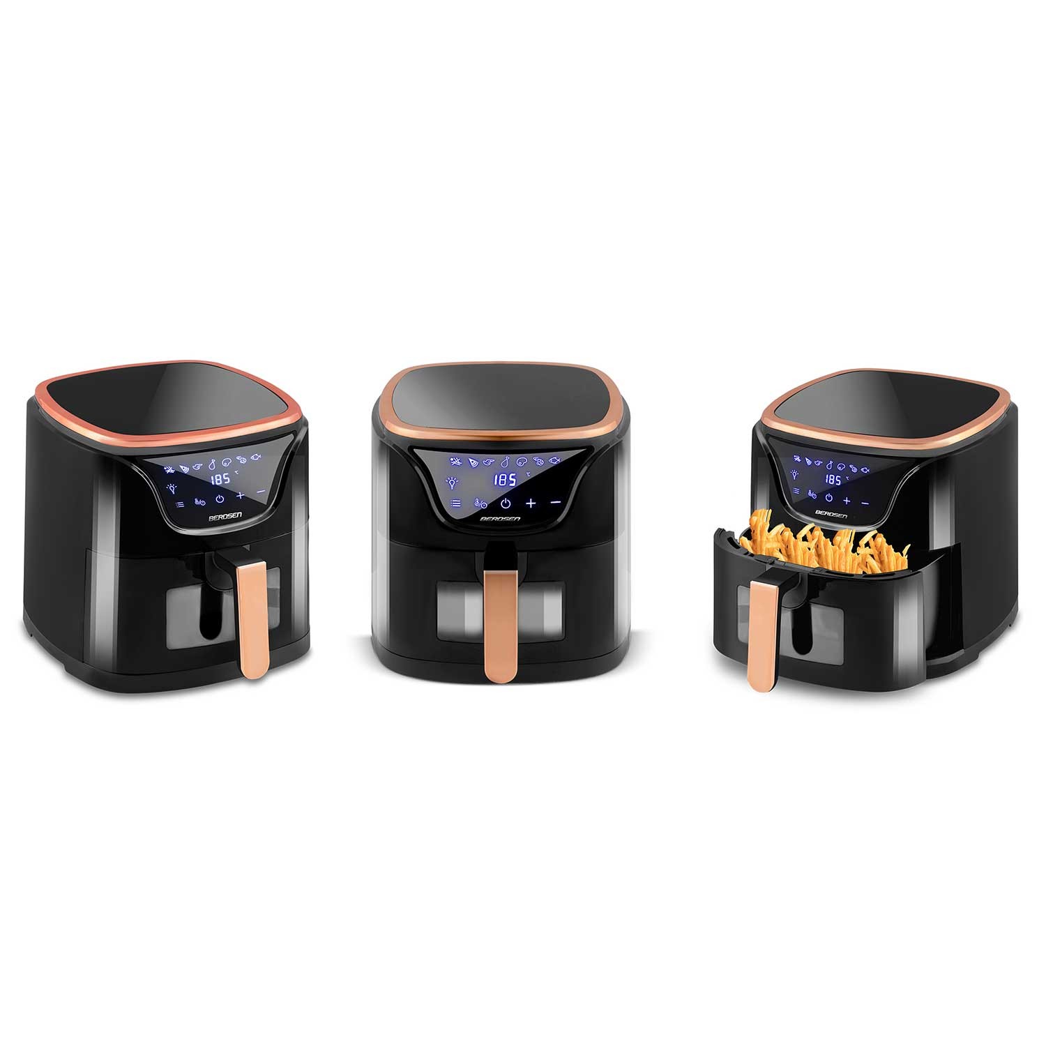 Õhufritüür BD-652 must ja kuldne - Image 6