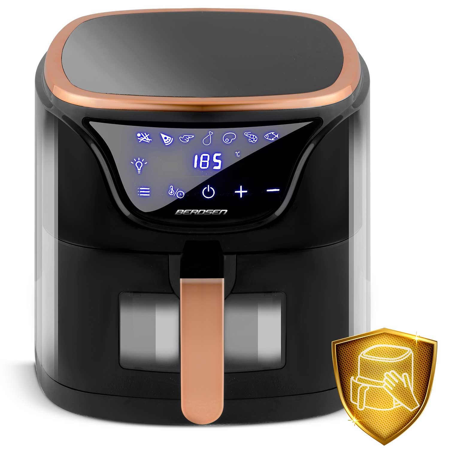 Õhufritüür BD-652 must ja kuldne - Image 11