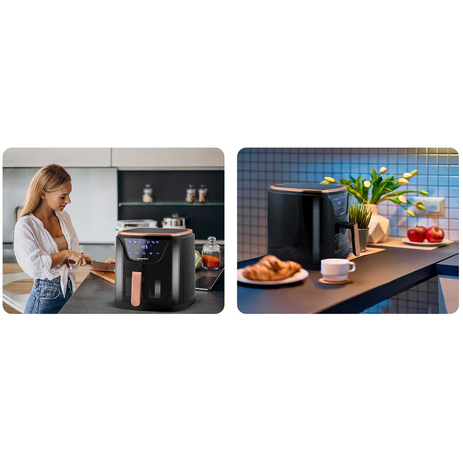 Õhufritüür BD-652 must ja kuldne - Image 13