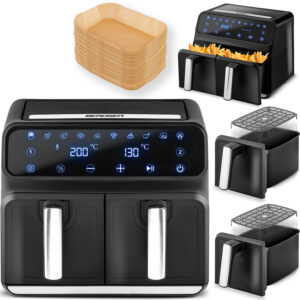 Õhufritüür BD-653 must ja hõbedane