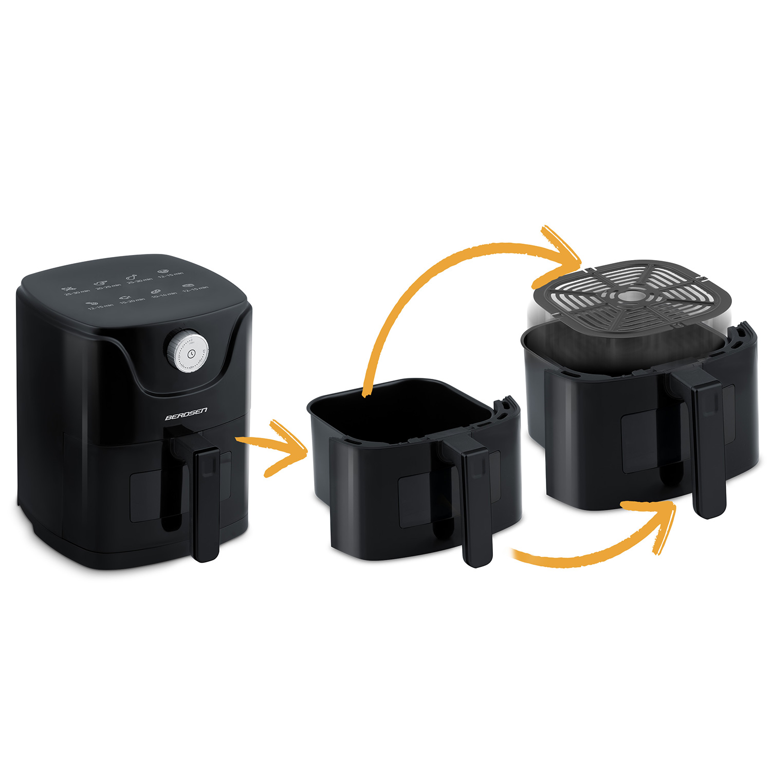 Õhufritüür Berdsen BD-654 must - Image 9