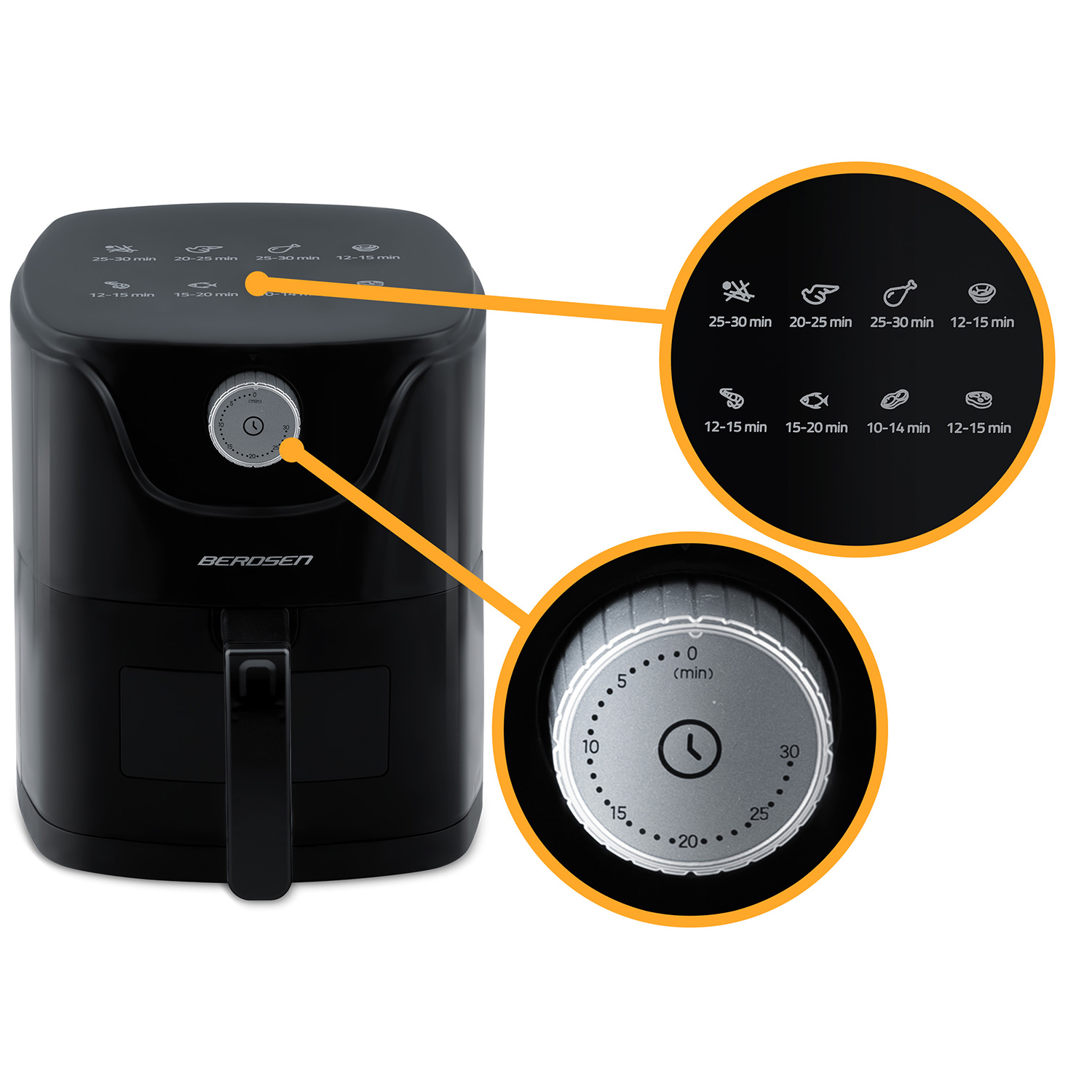 Õhufritüür Berdsen BD-654 must - Image 14