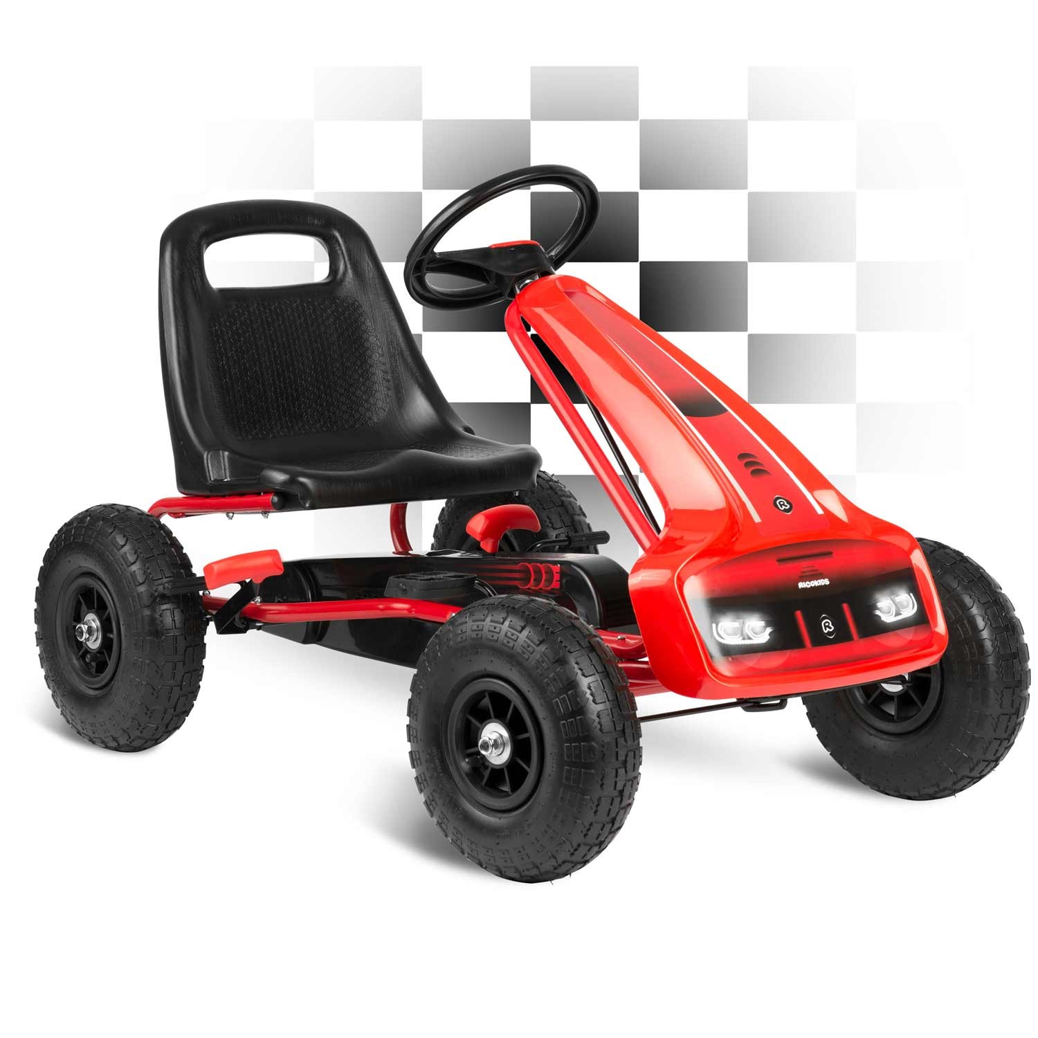 Laste pedaalidega gokart RK-593 punane - Image 14
