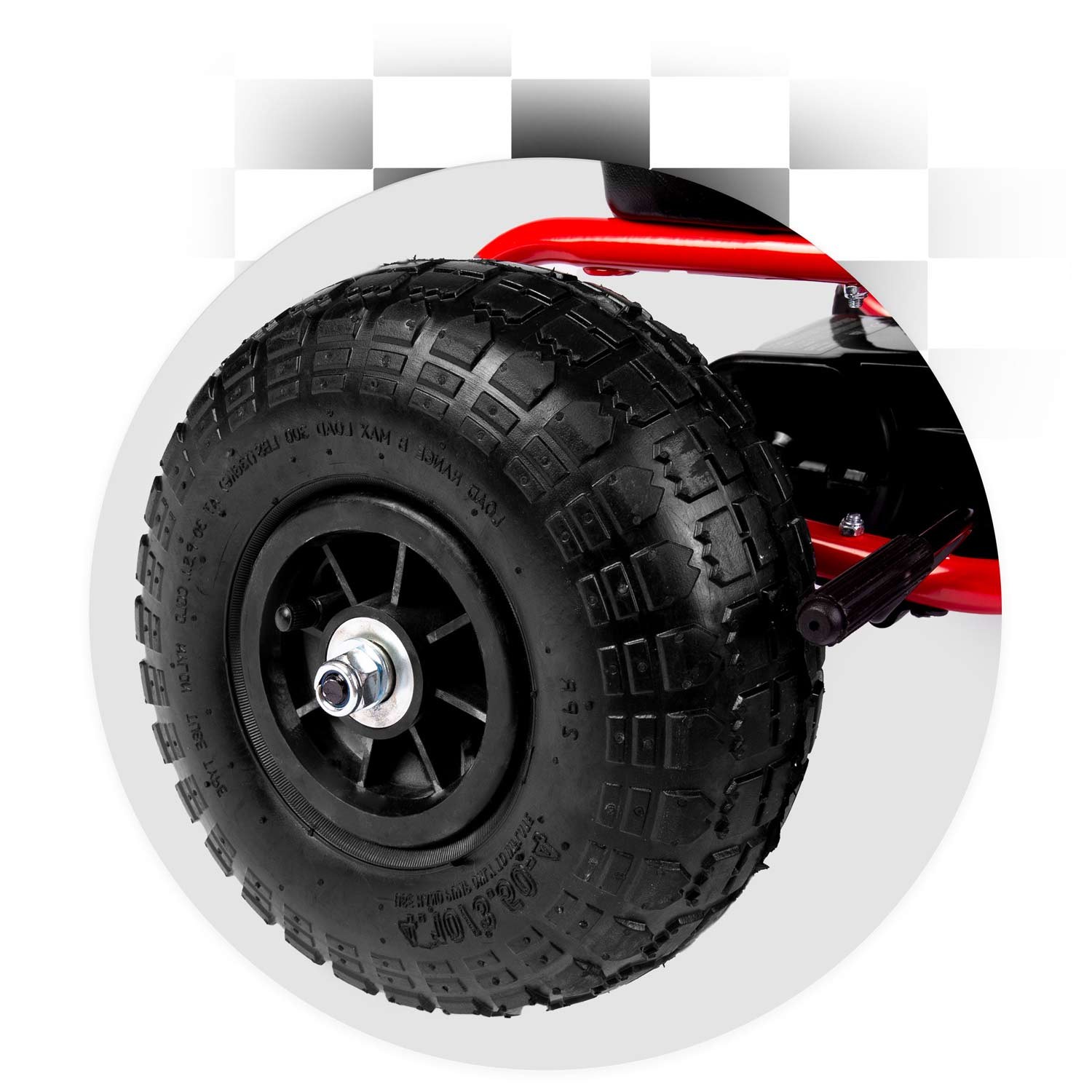 Laste pedaalidega gokart RK-593 punane - Image 7