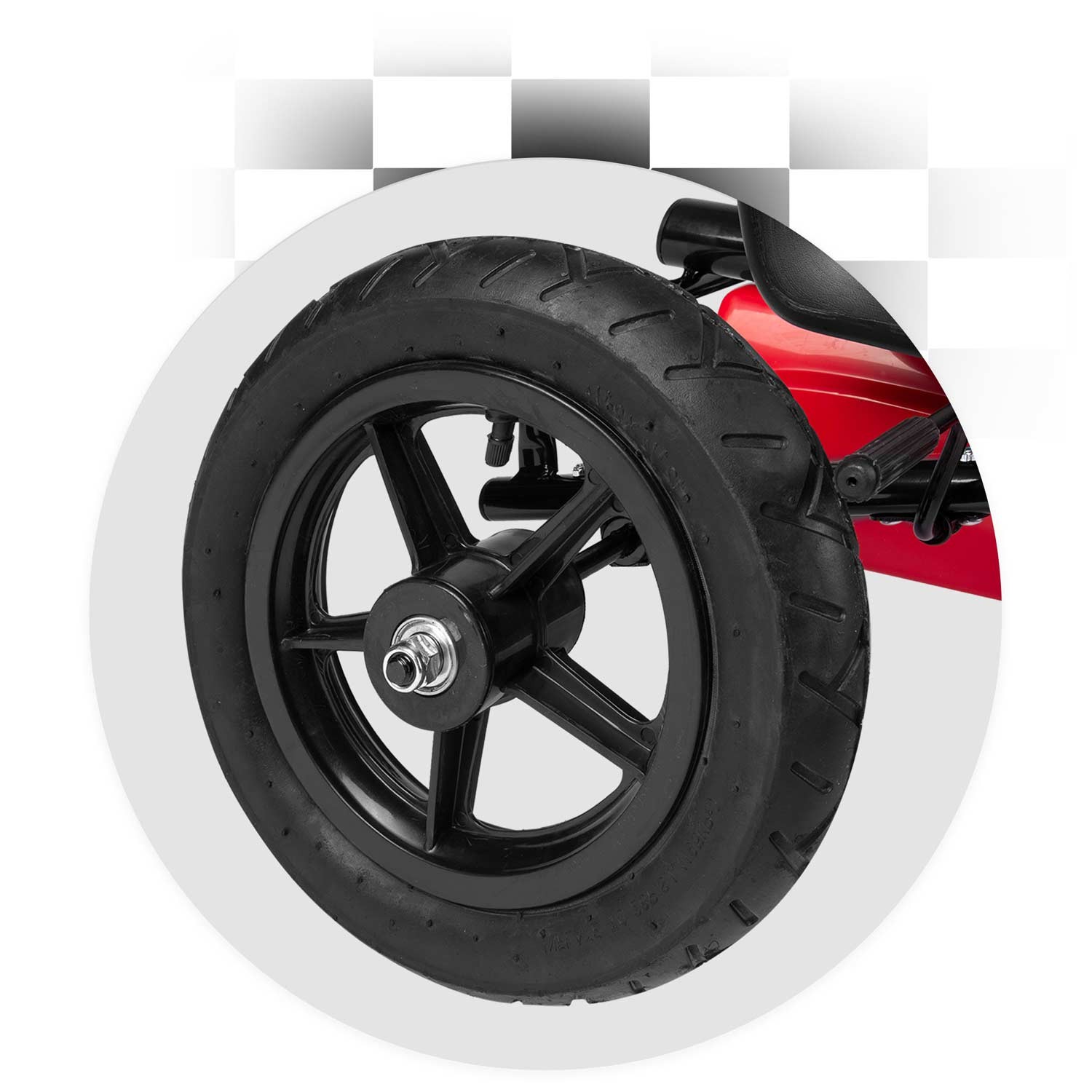 Laste pedaalidega gokart RK-592 punane - Image 9