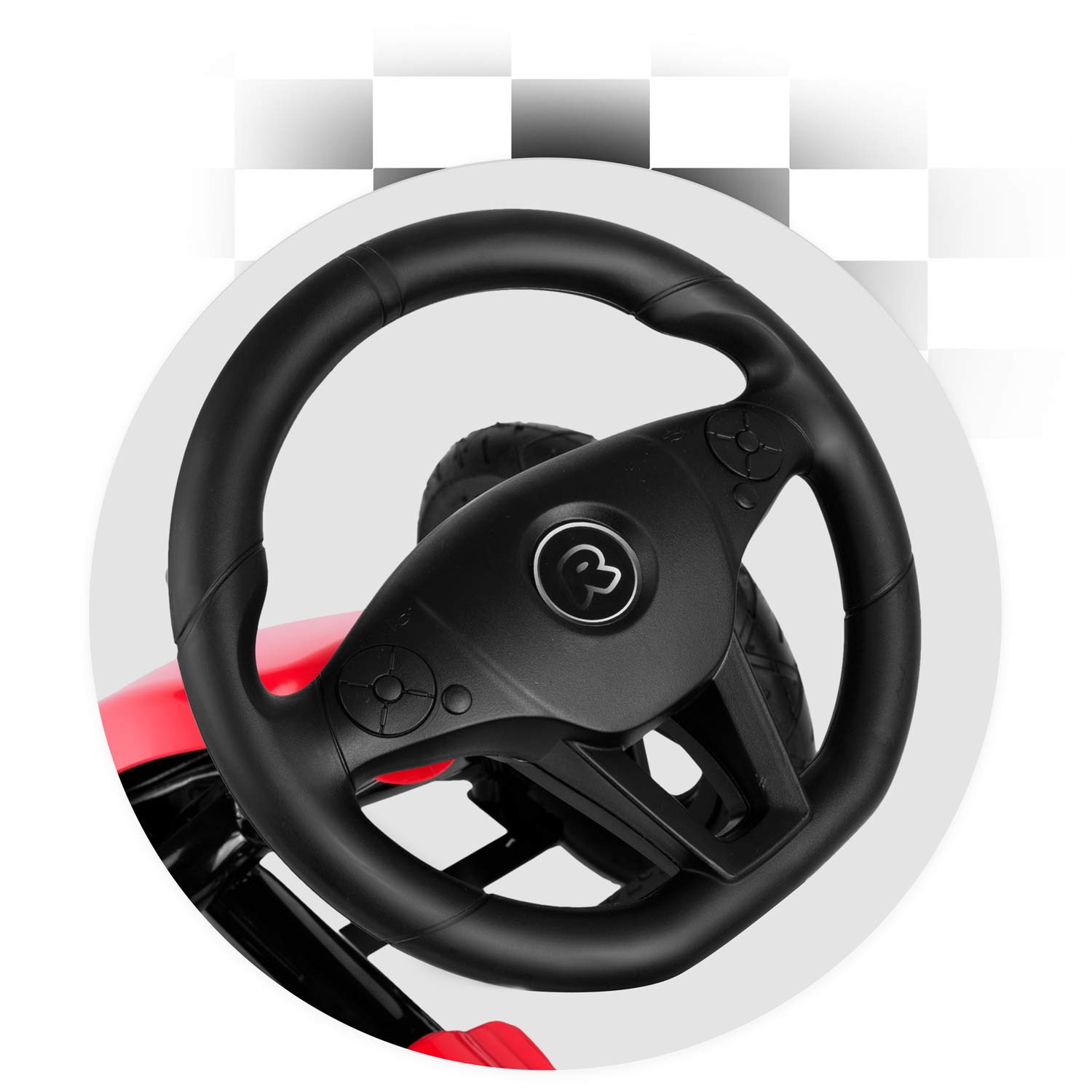 Laste pedaalidega gokart RK-592 punane - Image 12