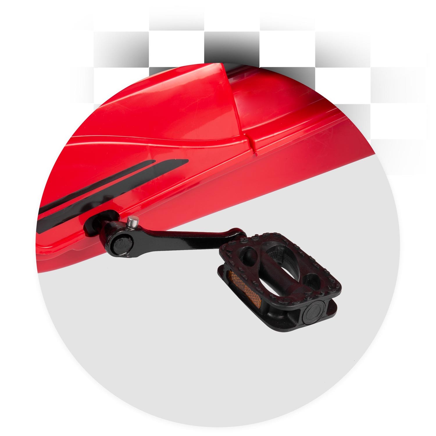 Laste pedaalidega gokart RK-592 punane - Image 13