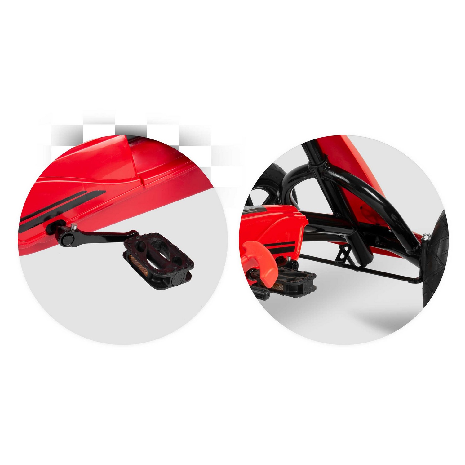 Laste pedaalidega gokart RK-592 punane - Image 14