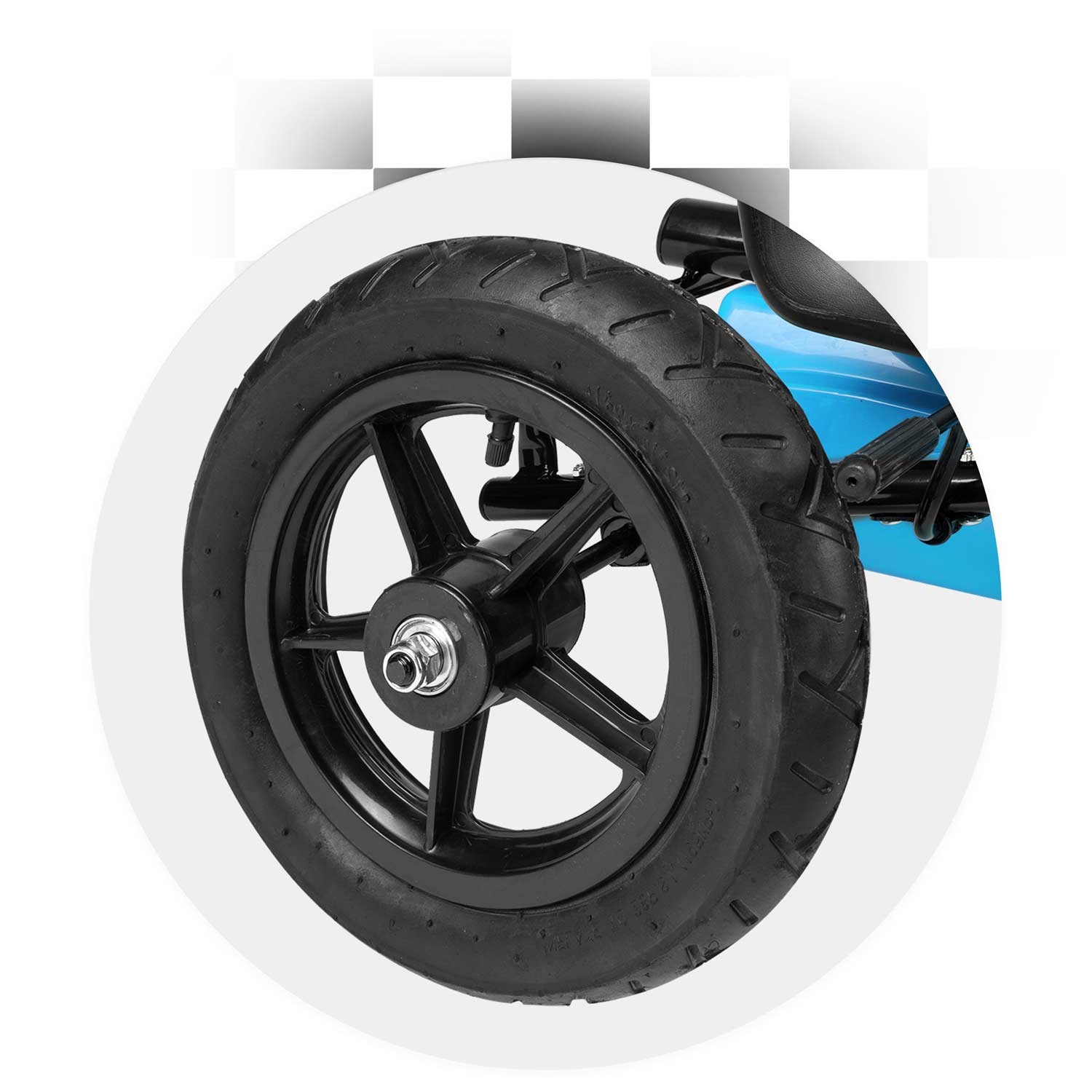 Laste pedaalidega gokart RK-592 sinine - Image 6