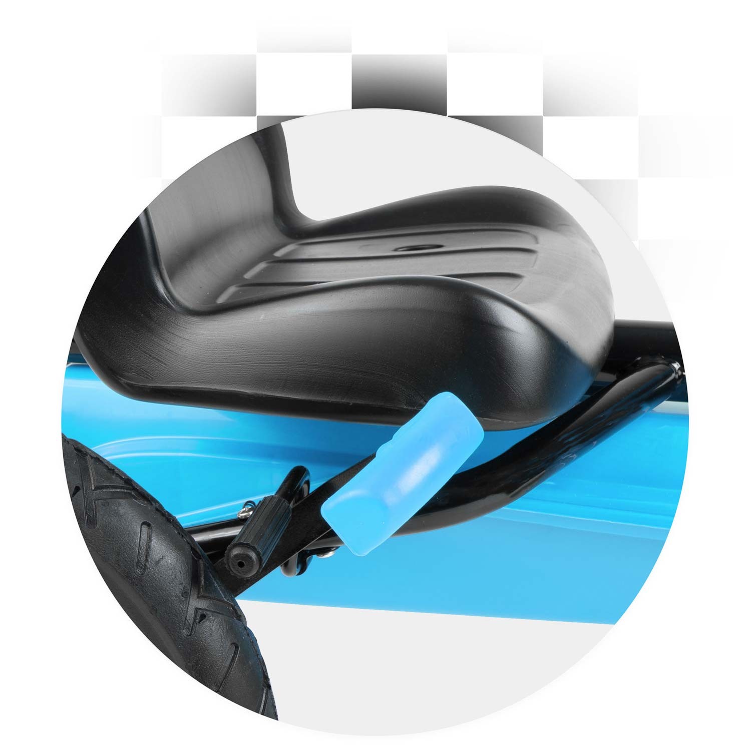 Laste pedaalidega gokart RK-592 sinine - Image 8