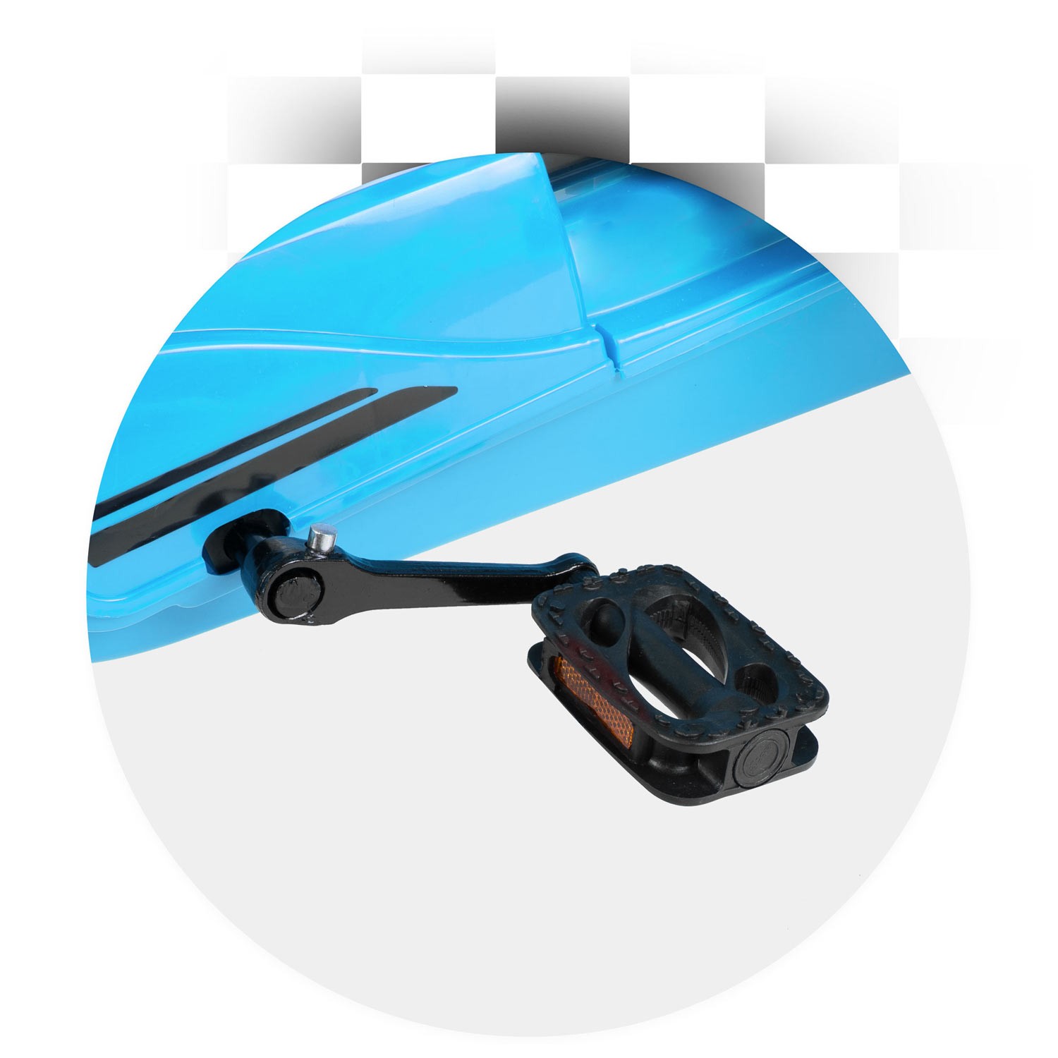 Laste pedaalidega gokart RK-592 sinine - Image 10