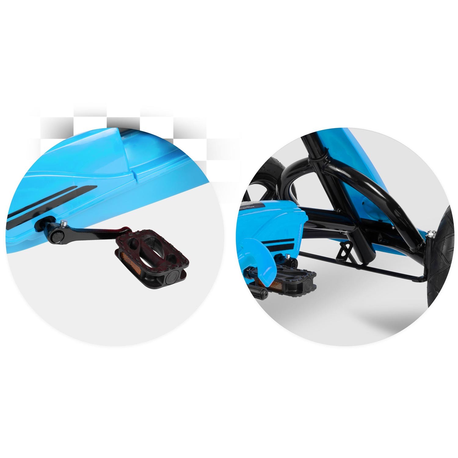 Laste pedaalidega gokart RK-592 sinine - Image 12