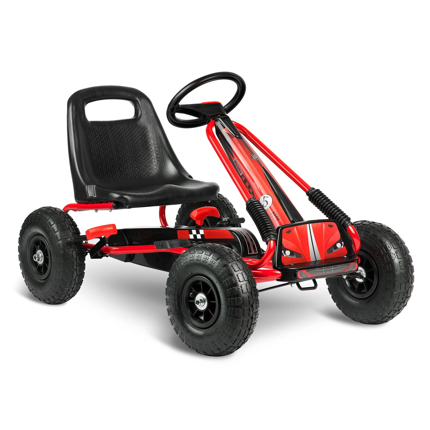 Laste pedaalidega gokart RK-594 punane - Image 2