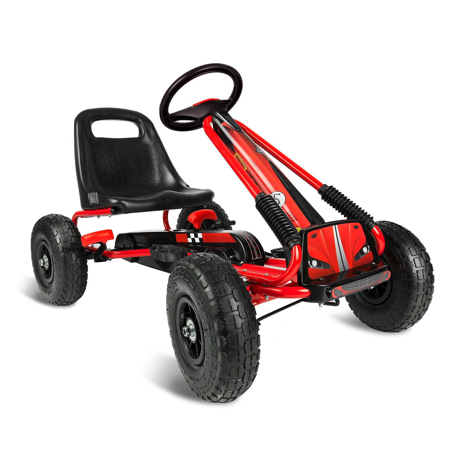 Laste pedaalidega gokart RK-594 punane - Image 15