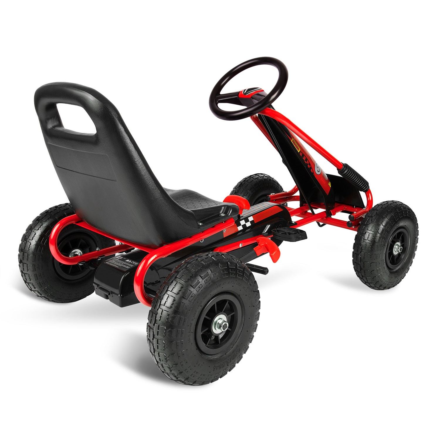 Laste pedaalidega gokart RK-594 punane - Image 4