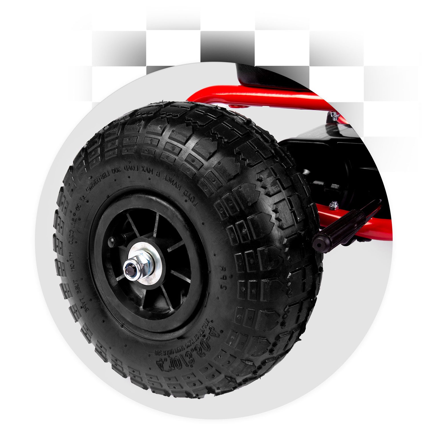 Laste pedaalidega gokart RK-594 punane - Image 6