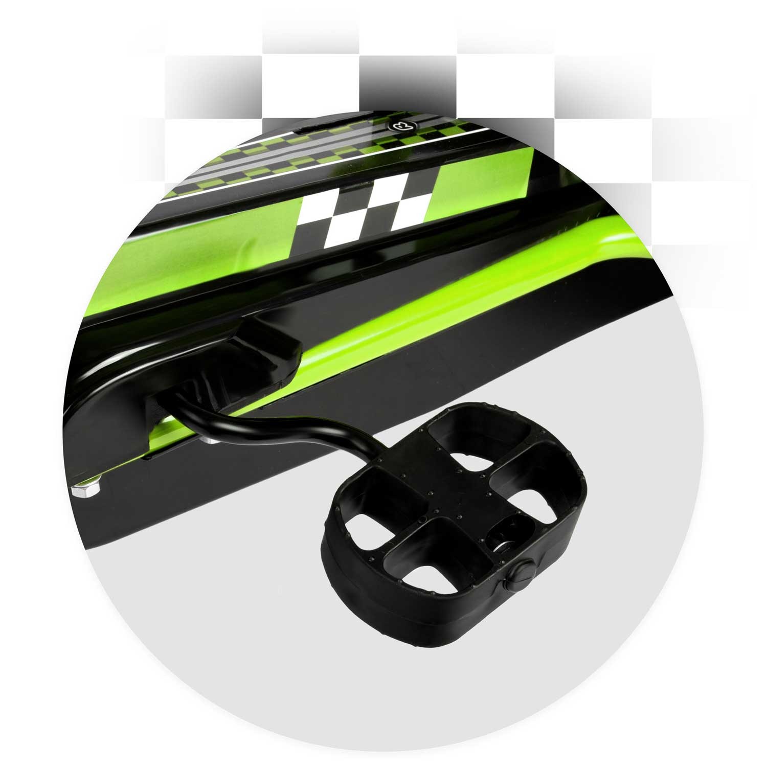 Laste pedaalidega gokart RK-594 roheline - Image 9