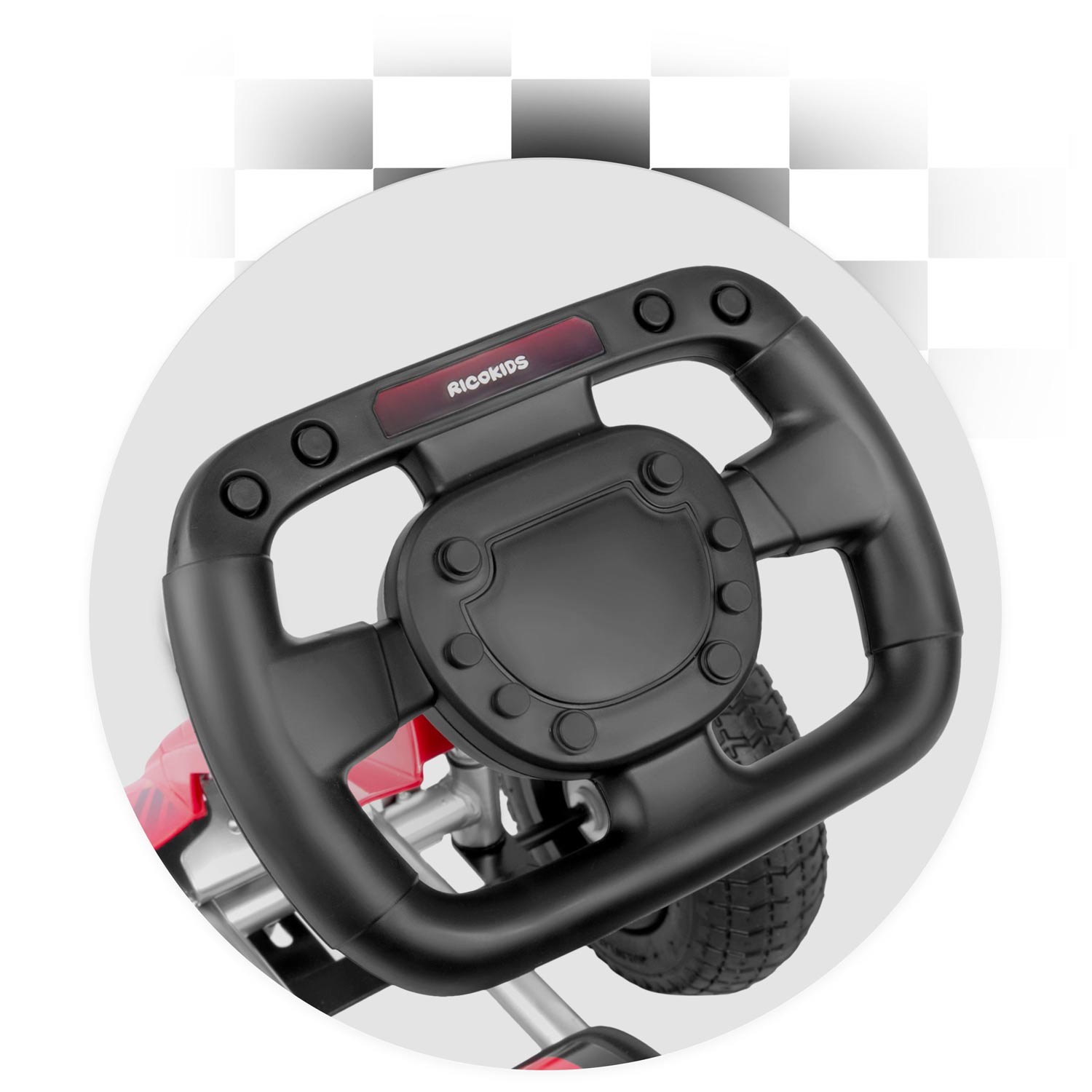 Laste pedaalidega gokart RK-591 punane - Image 8