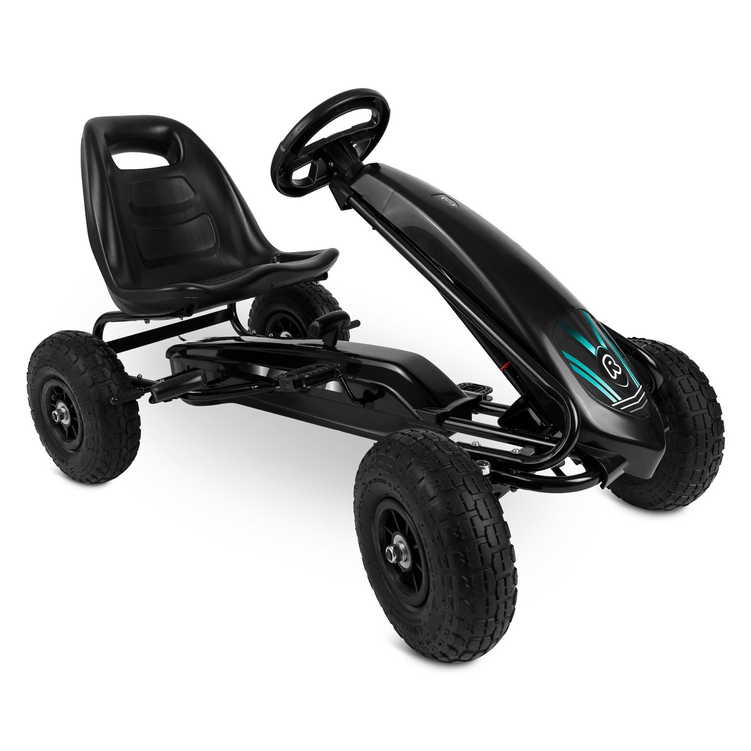 Laste pedaalidega gokart RK-590 must - Image 2