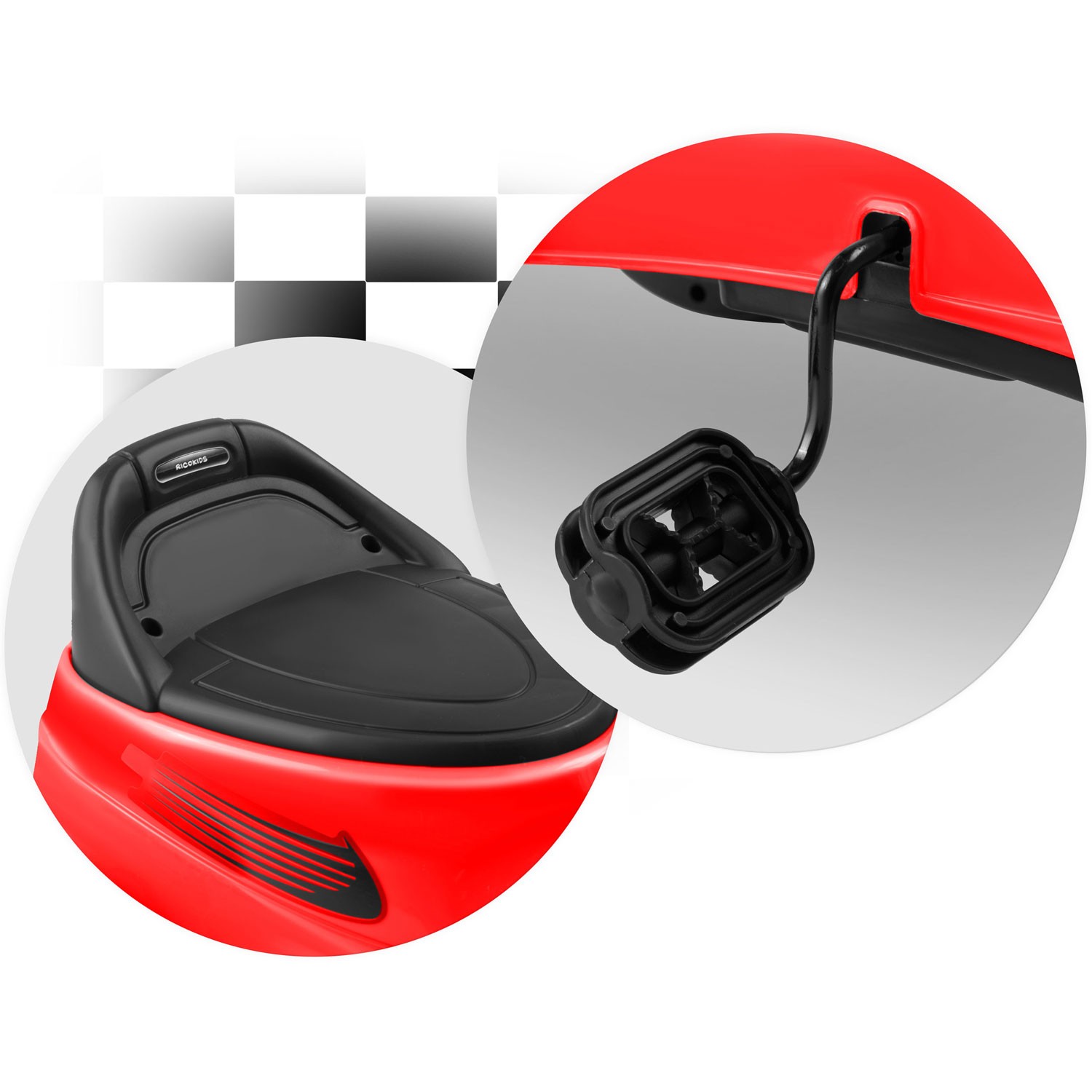 Laste pedaalidega gokart RK-595 punane - Image 5