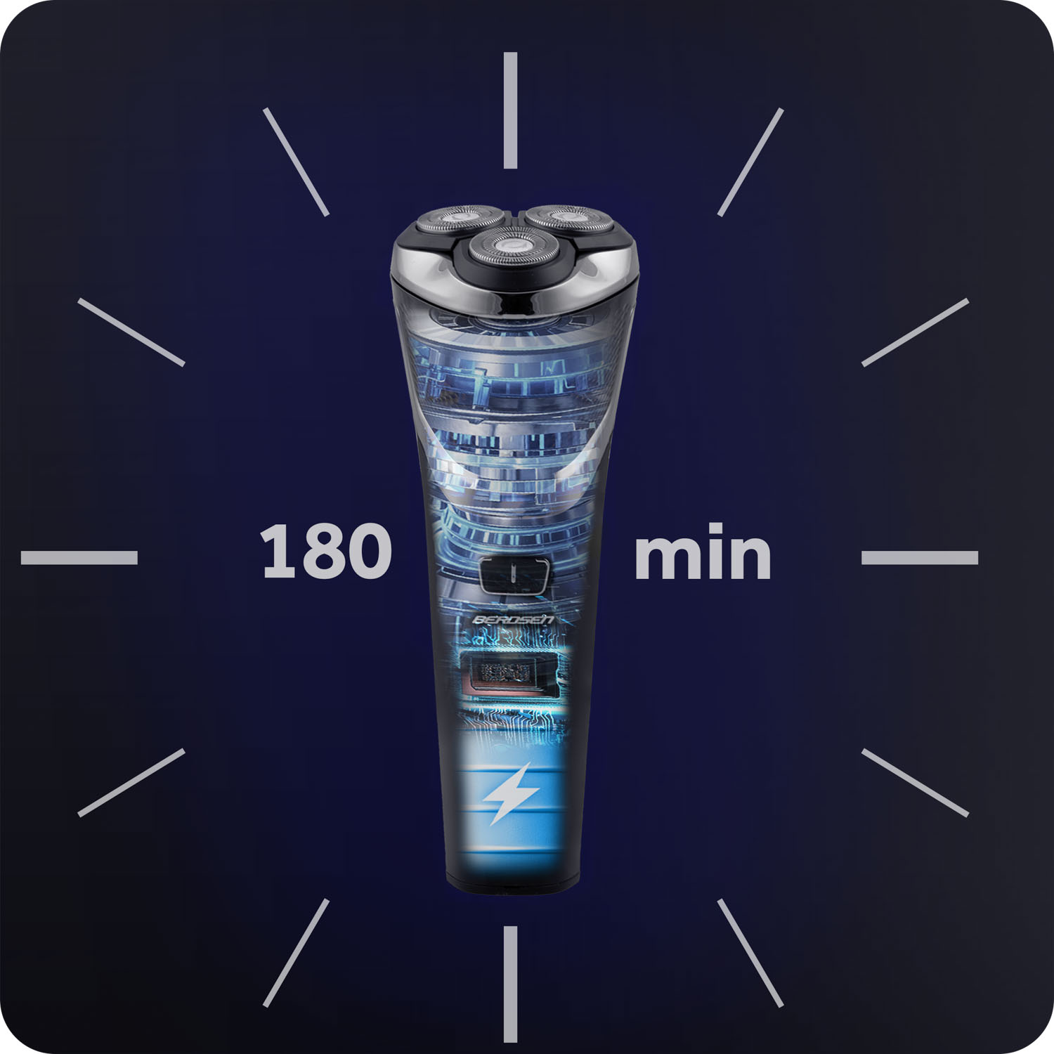 Berdsen BD-268 elektriline pardel must - Image 5