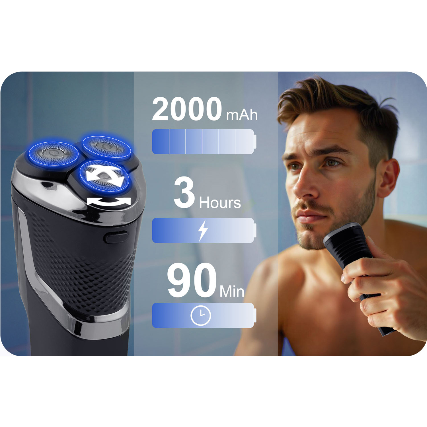 Berdsen BD-268 elektriline pardel must - Image 3