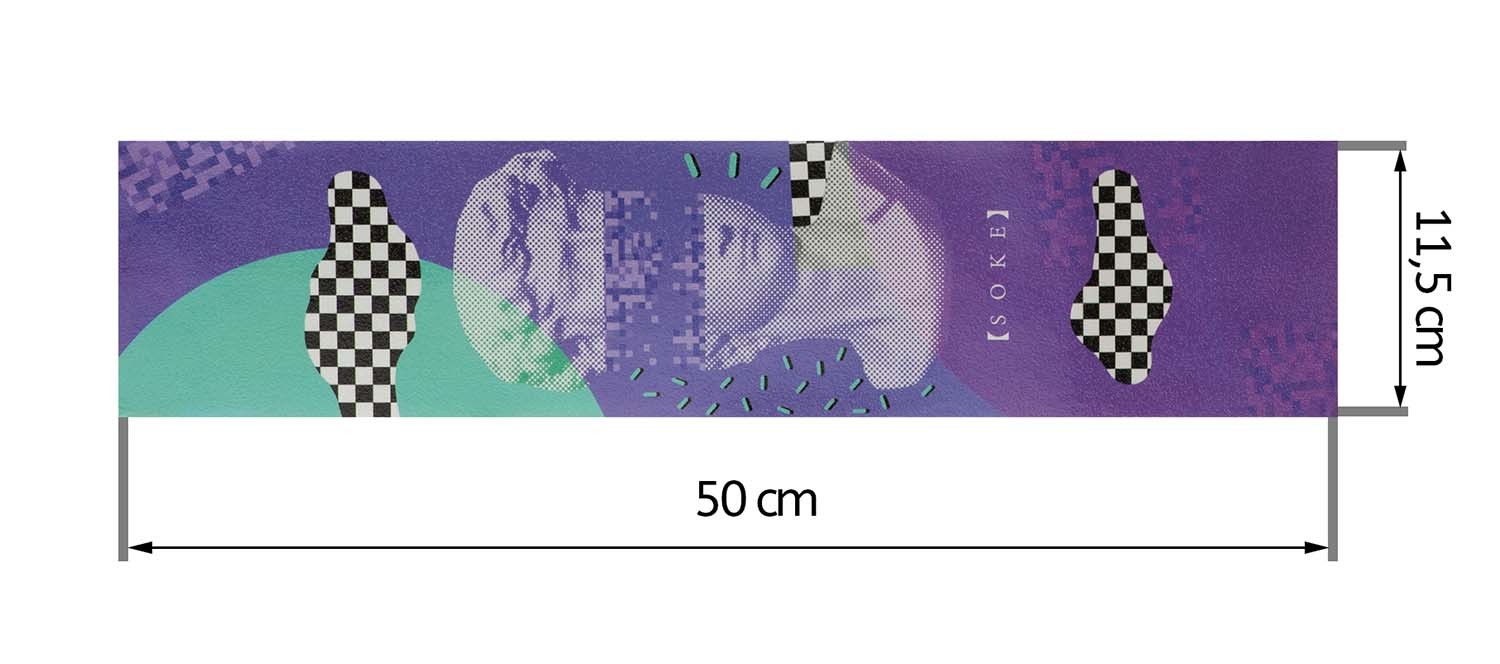 Grip-teip Vaporwave tõukerataste liivapaberile - Image 2