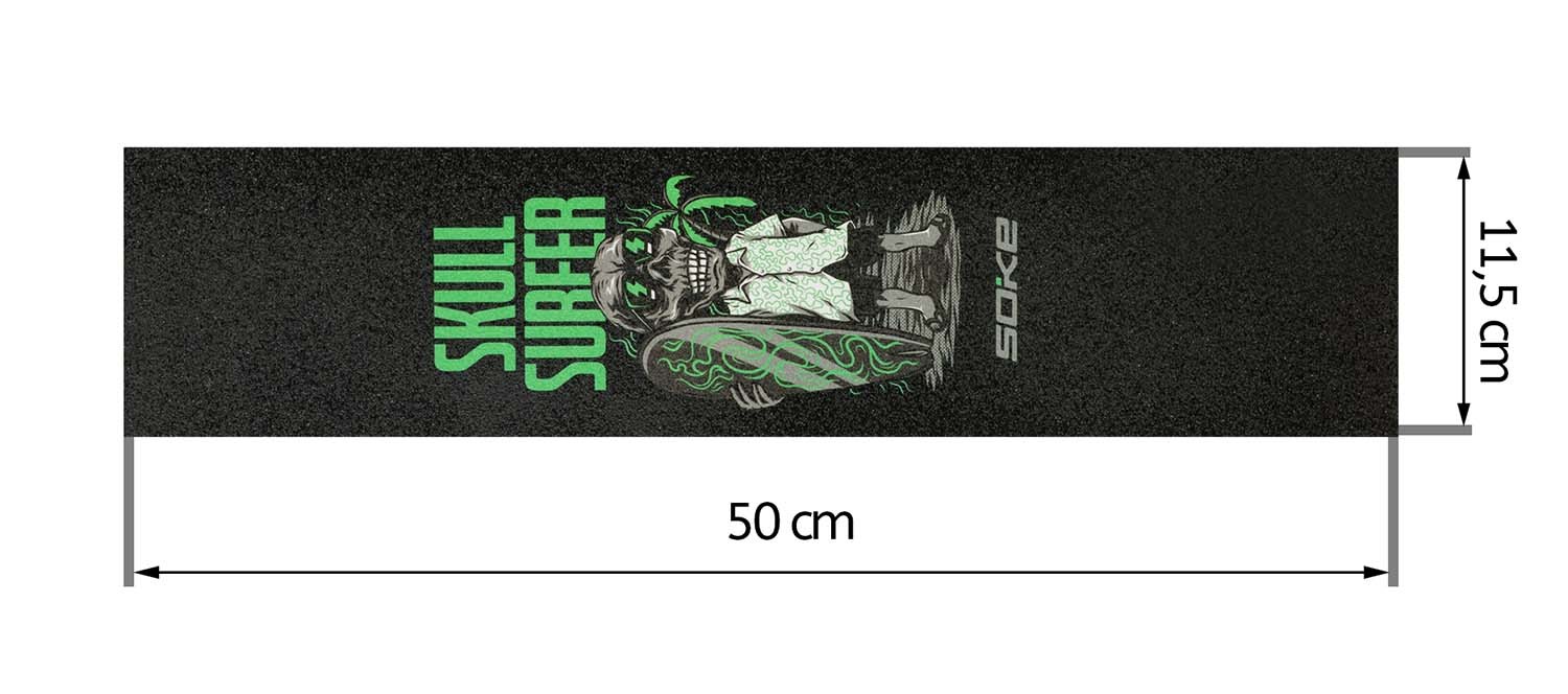 Grip-teip Skull Surfer tõukeratastele - Image 2