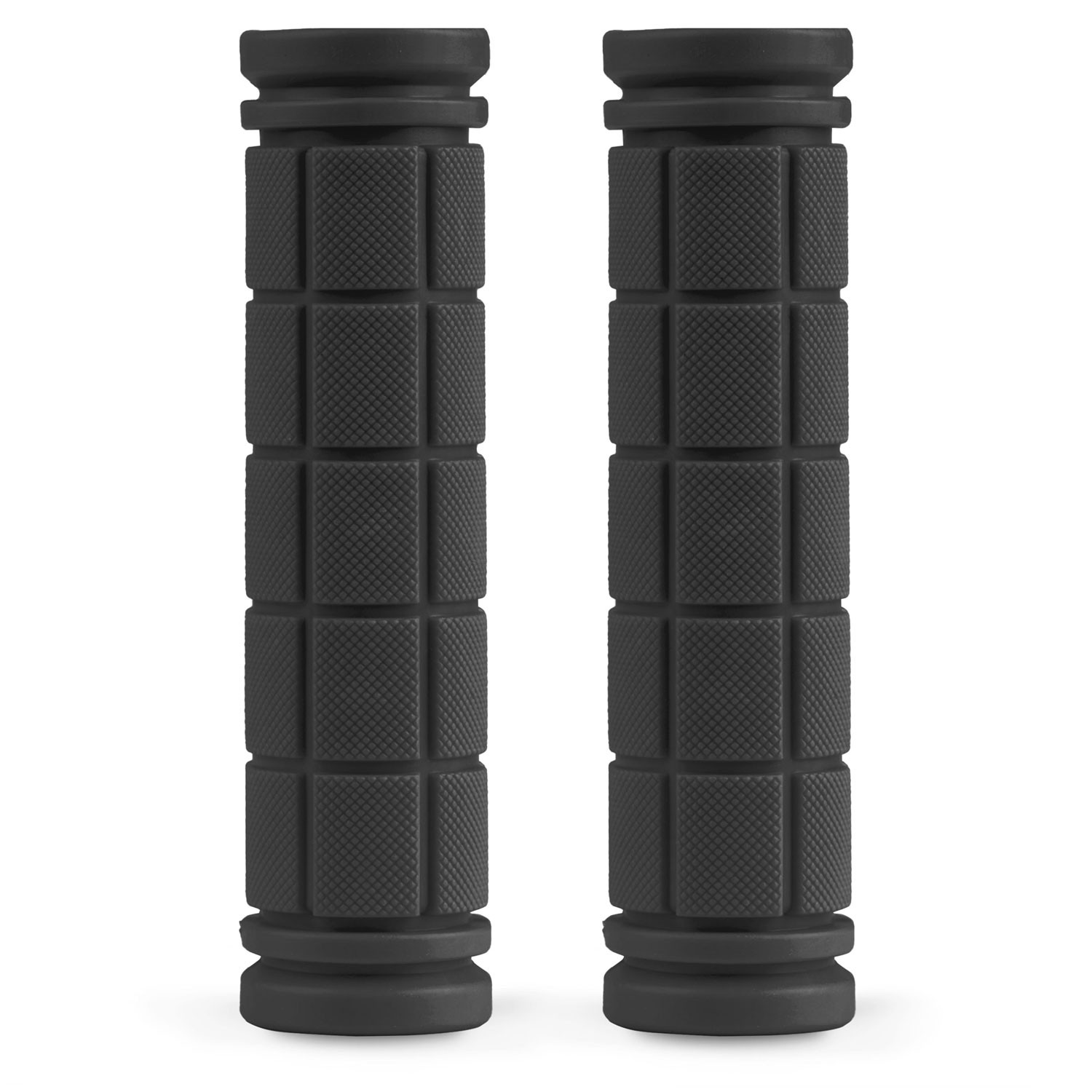 Mustad tõukeratta käepidemed, 2 tk.