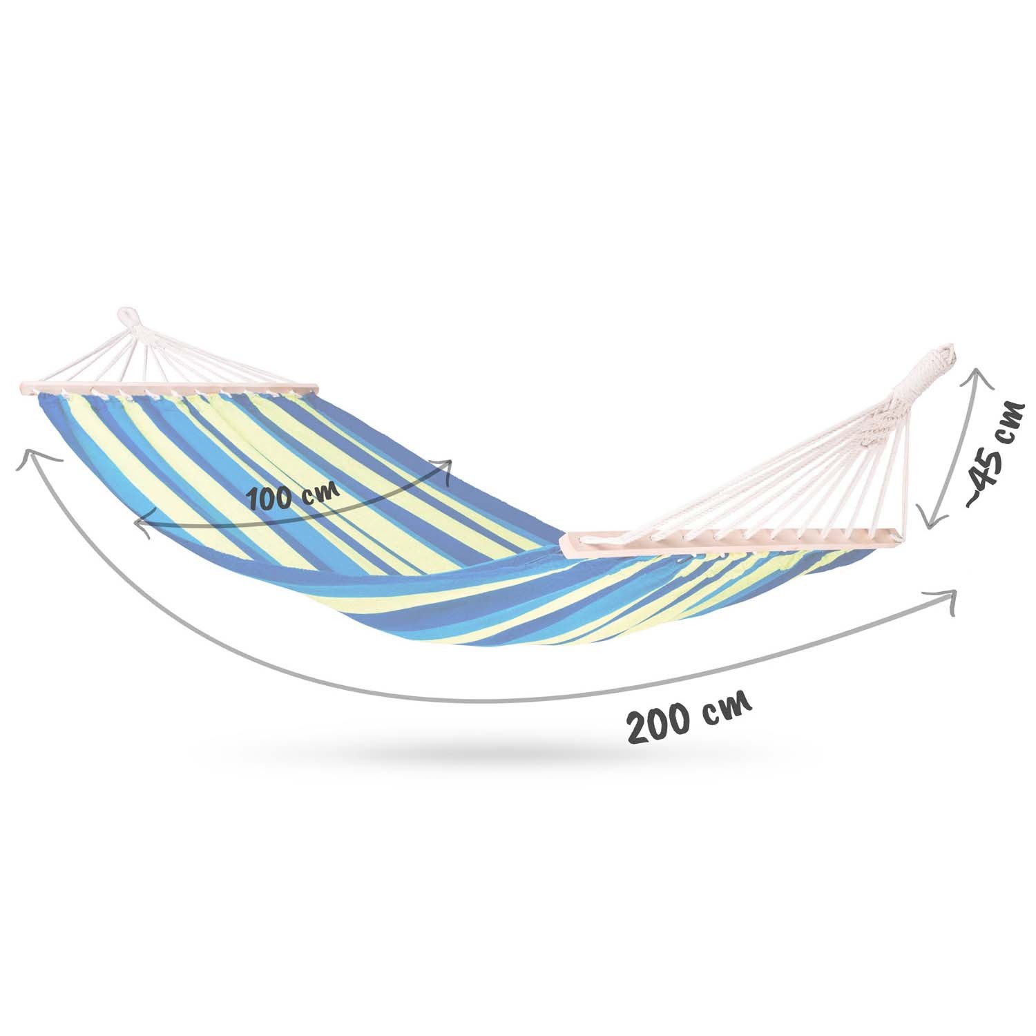 Aia võrkkiik 200 x 100 cm Bahama üheinimese diivan ühele inimesele - Image 7